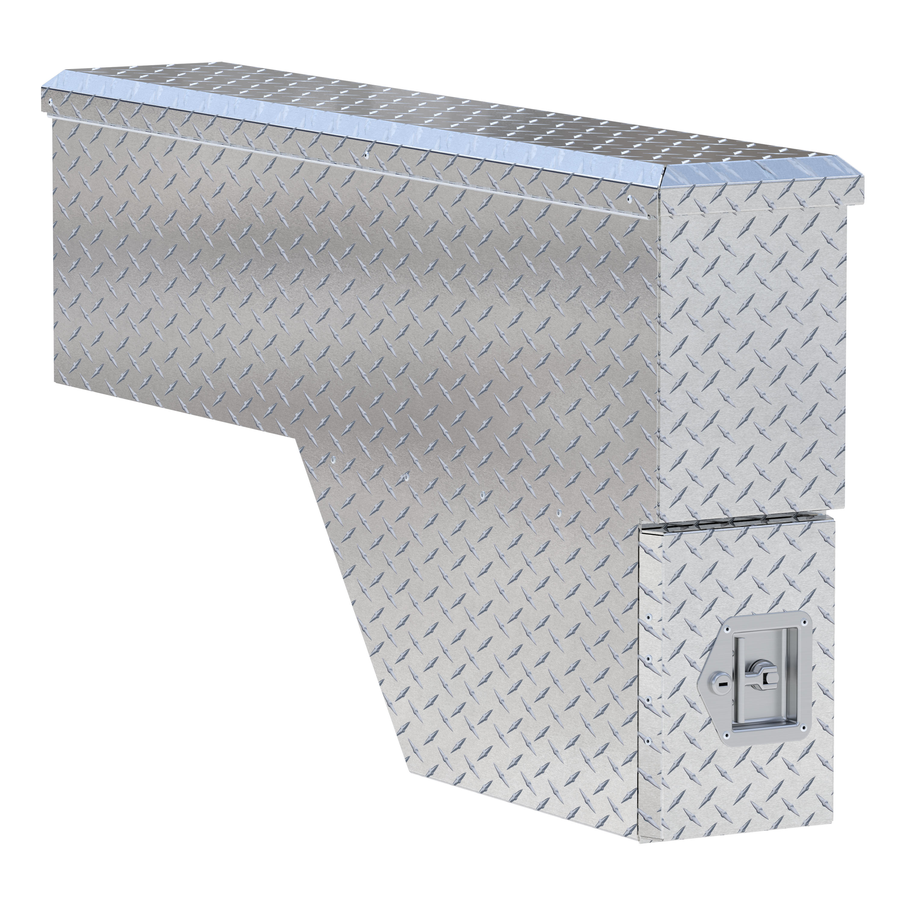 UWS EC30021 - Wheel Well Tool Box, Bright Aluminum