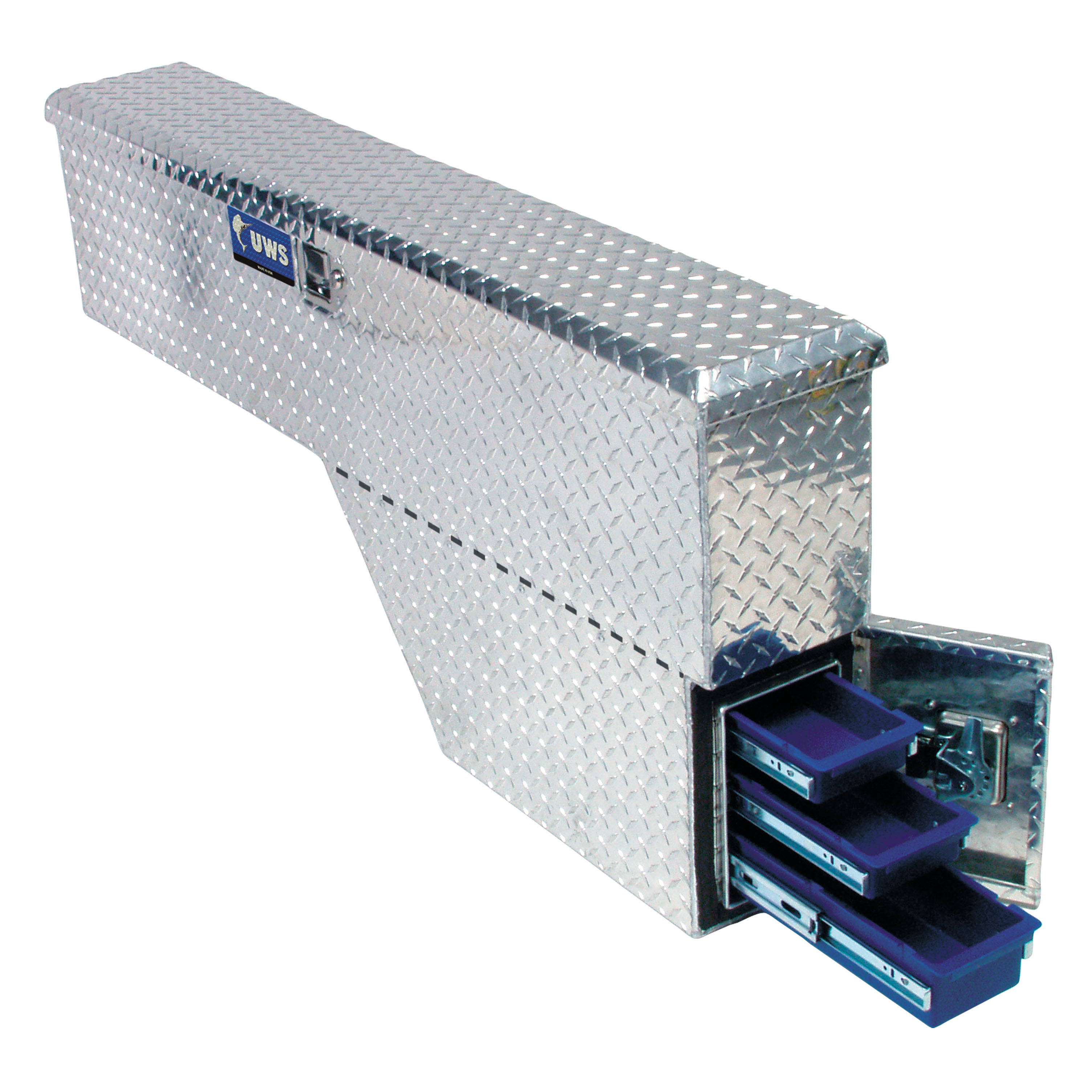 UWS EC30021 - Wheel Well Tool Box, Bright Aluminum