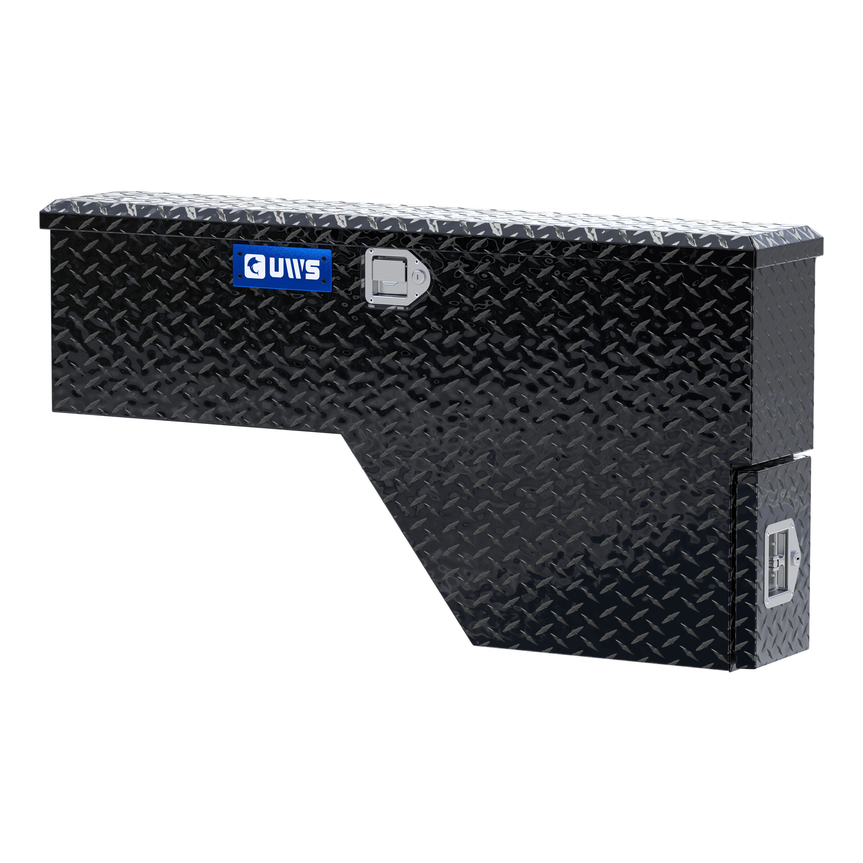 UWS FW-48-DS-D-BLK - Wheel Well Tool Box, Gloss Black Powder Coat