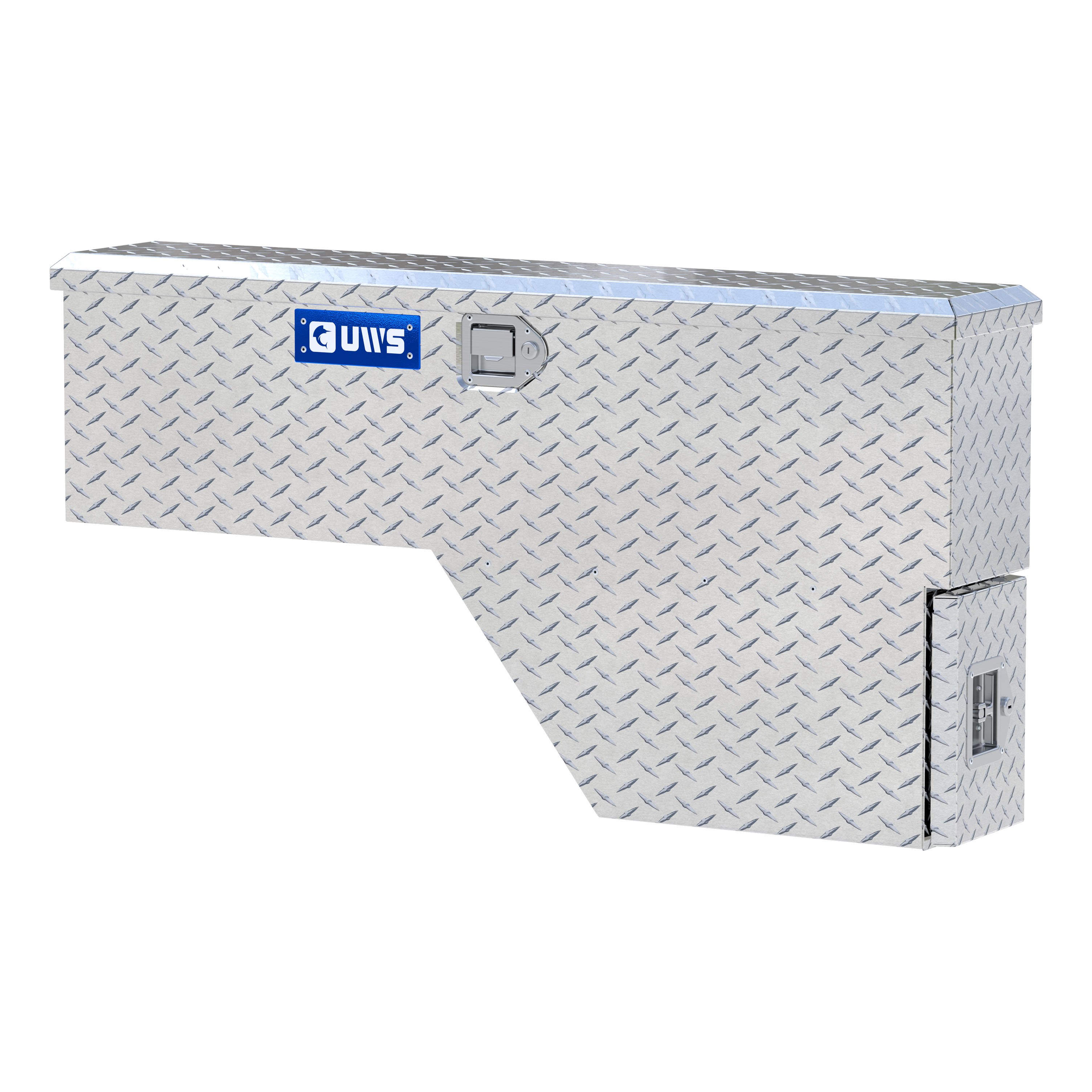 UWS FW-48-DS-D - Wheel Well Tool Box, Bright Aluminum