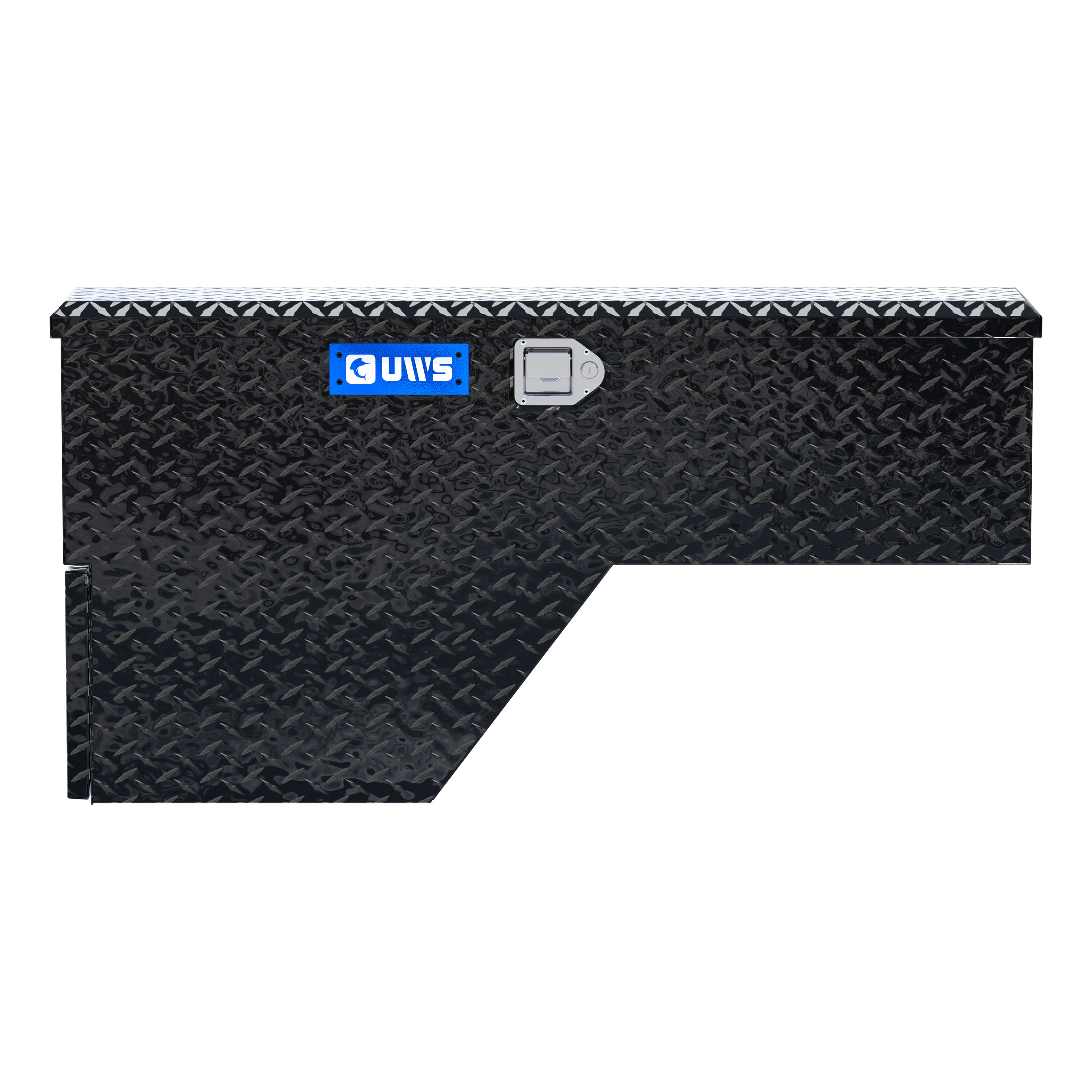 UWS FW-48-DS-P-BLK - Wheel Well Tool Box, Gloss Black Powder Coat