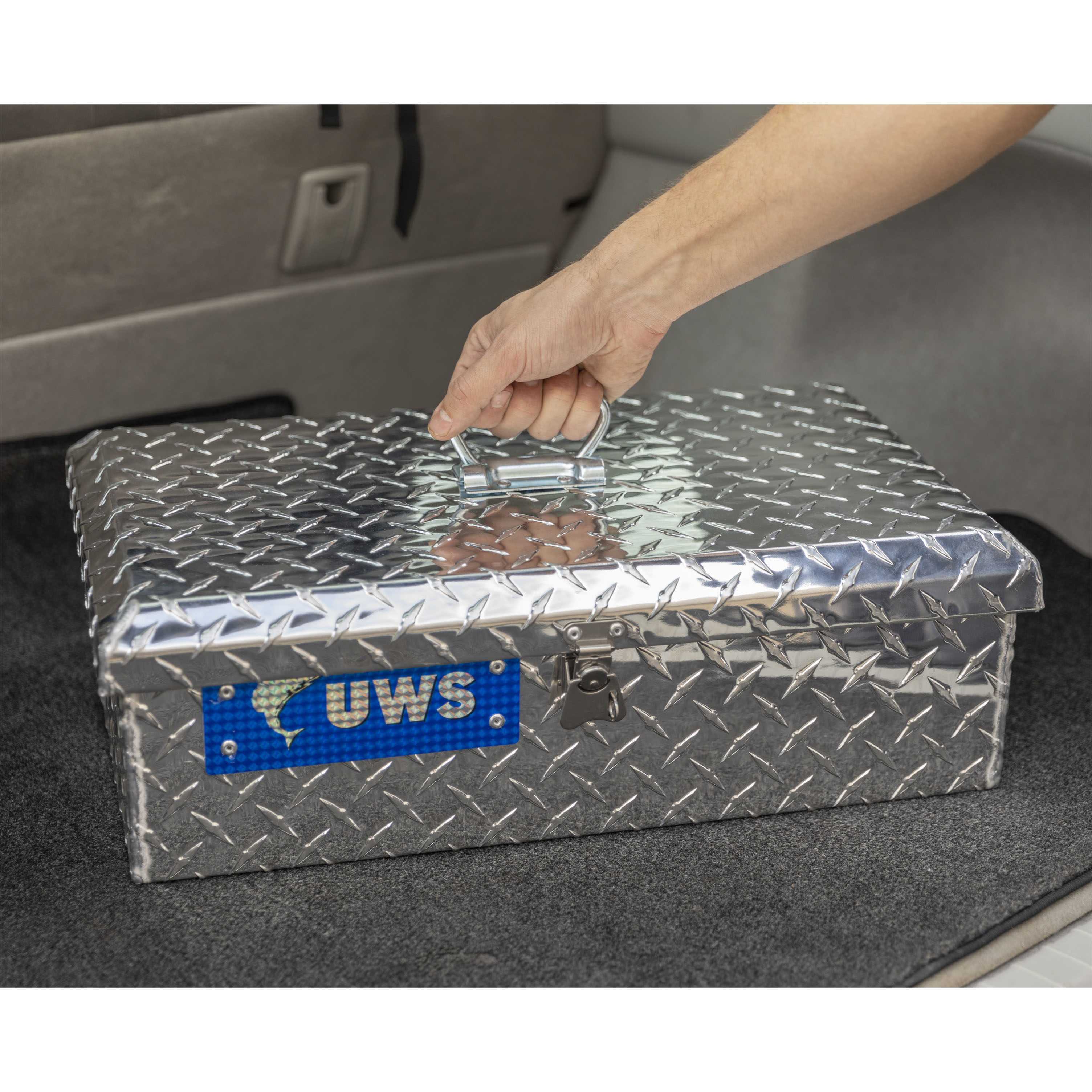 UWS TB-1 - Tote Box, Bright Aluminum