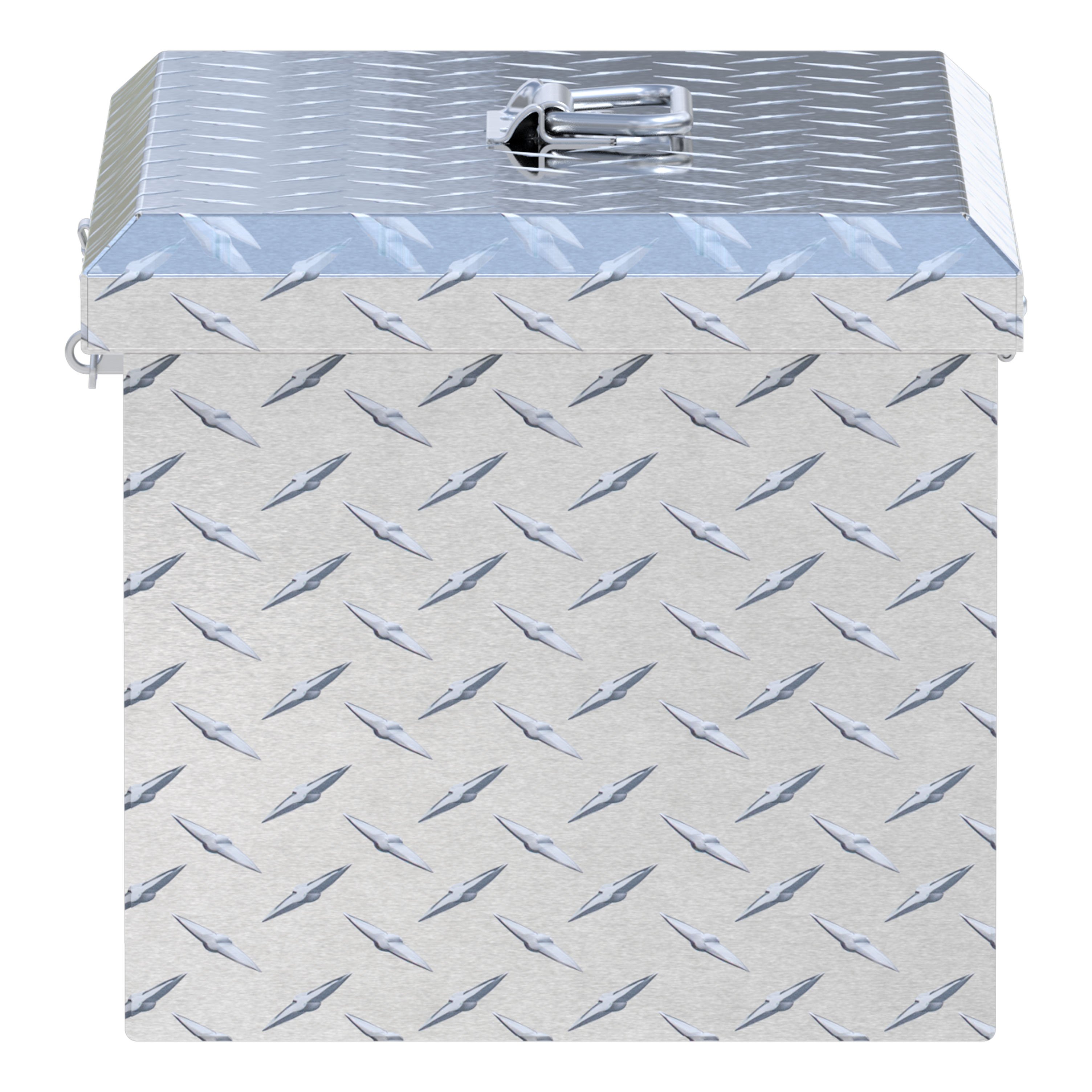 UWS TB-2 - Tote Box, Bright Aluminum