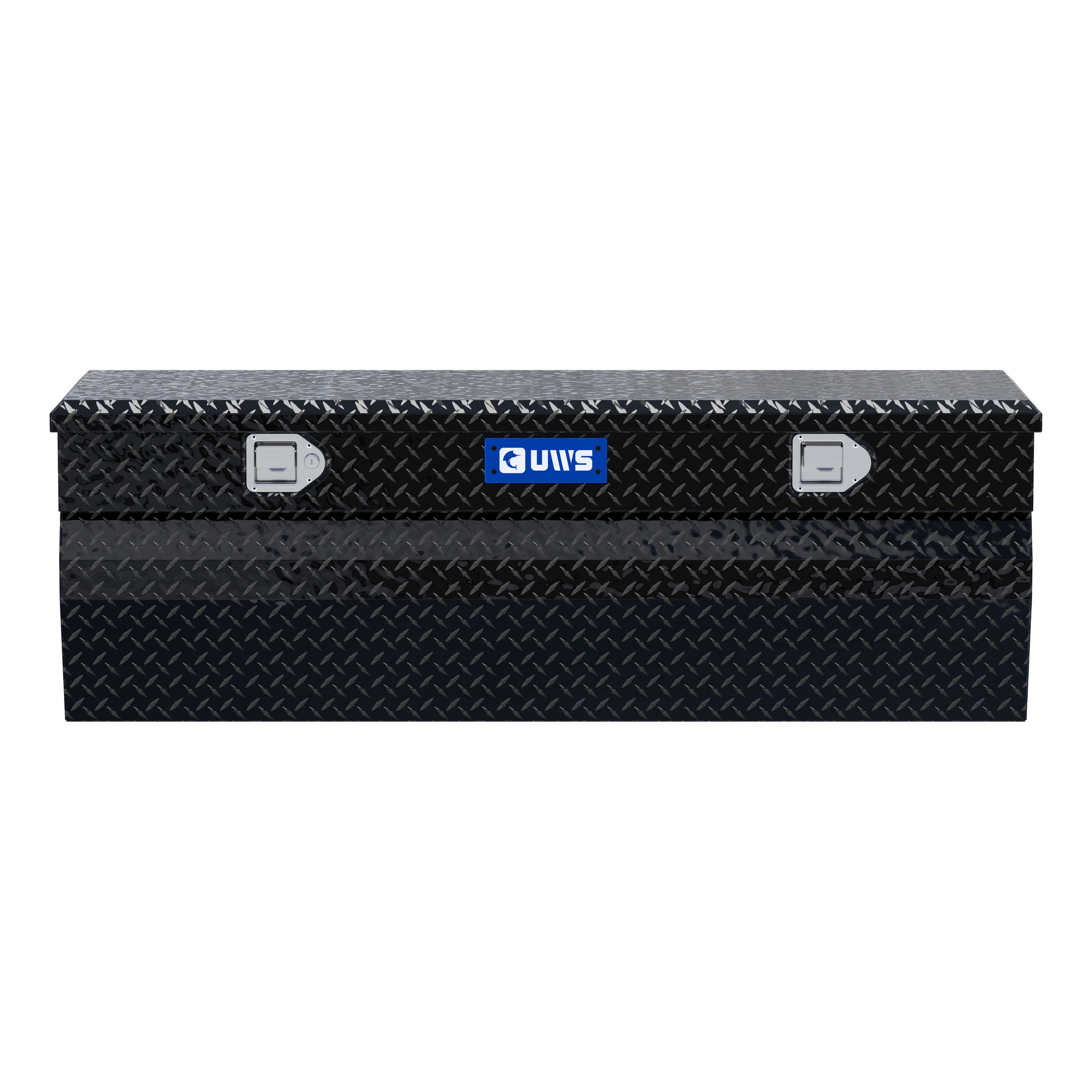 UWS TBC-55-W-BLK - 55" Wedge Chest Box, Gloss Black Powder Coat