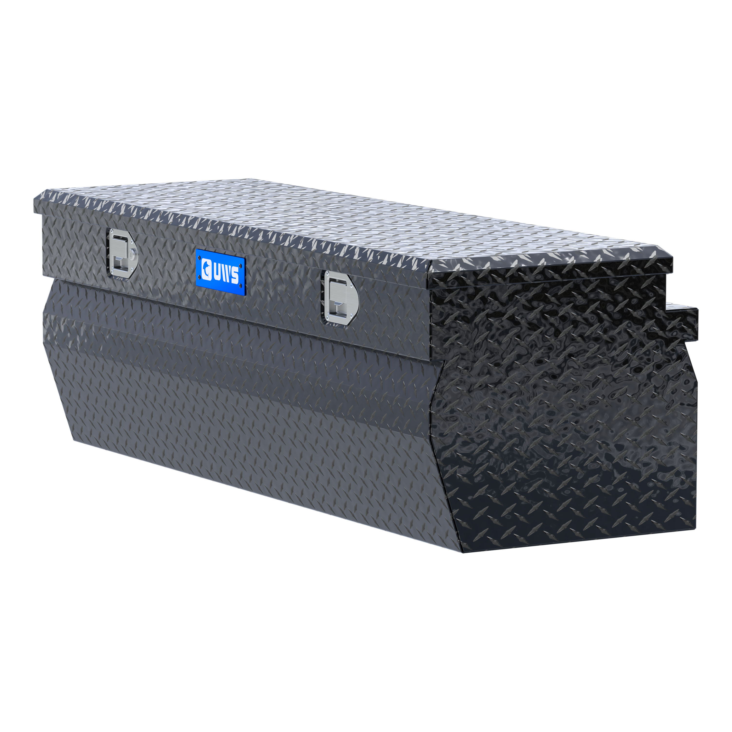 UWS TBC-55-W-BLK - 55" Wedge Chest Box, Gloss Black Powder Coat