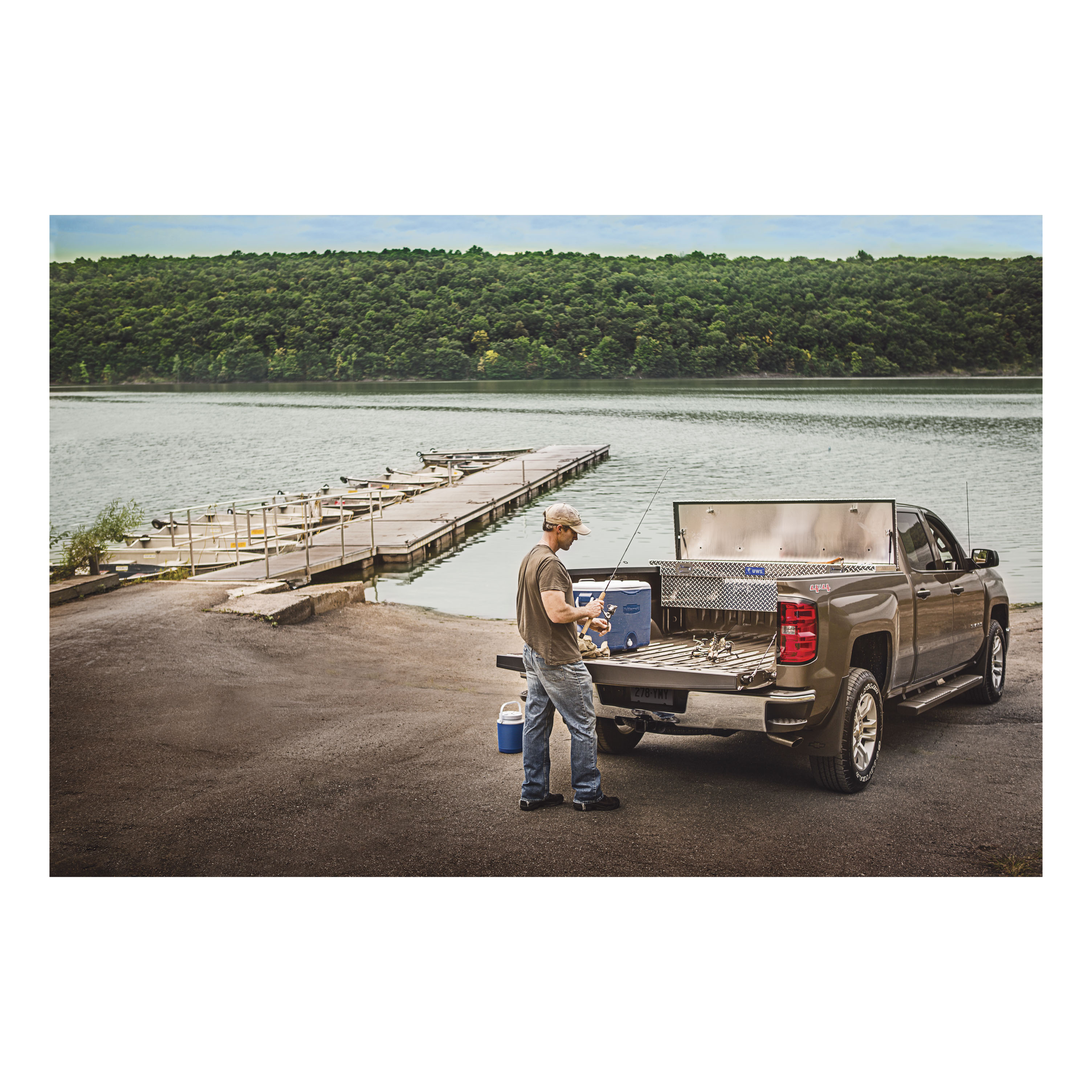 UWS TBS-72-LP-PH - Crossover Tool Box, Bright Aluminum