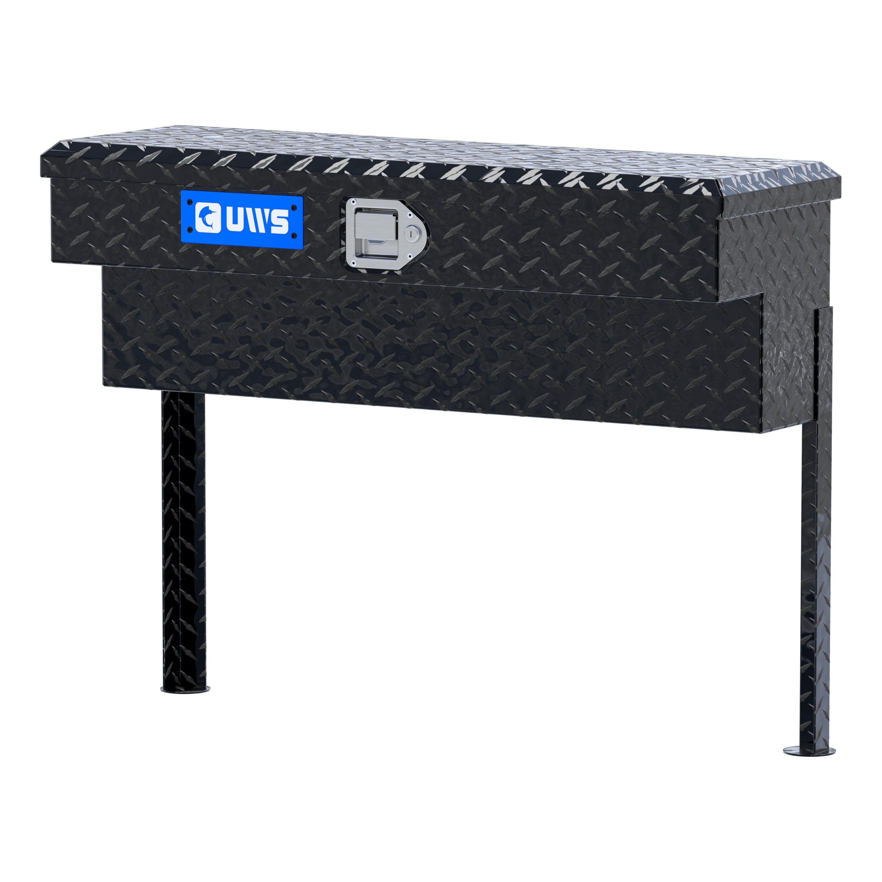 UWS TBSM-36-BLK - Truck Side Tool Box, Gloss Black Powder Coat