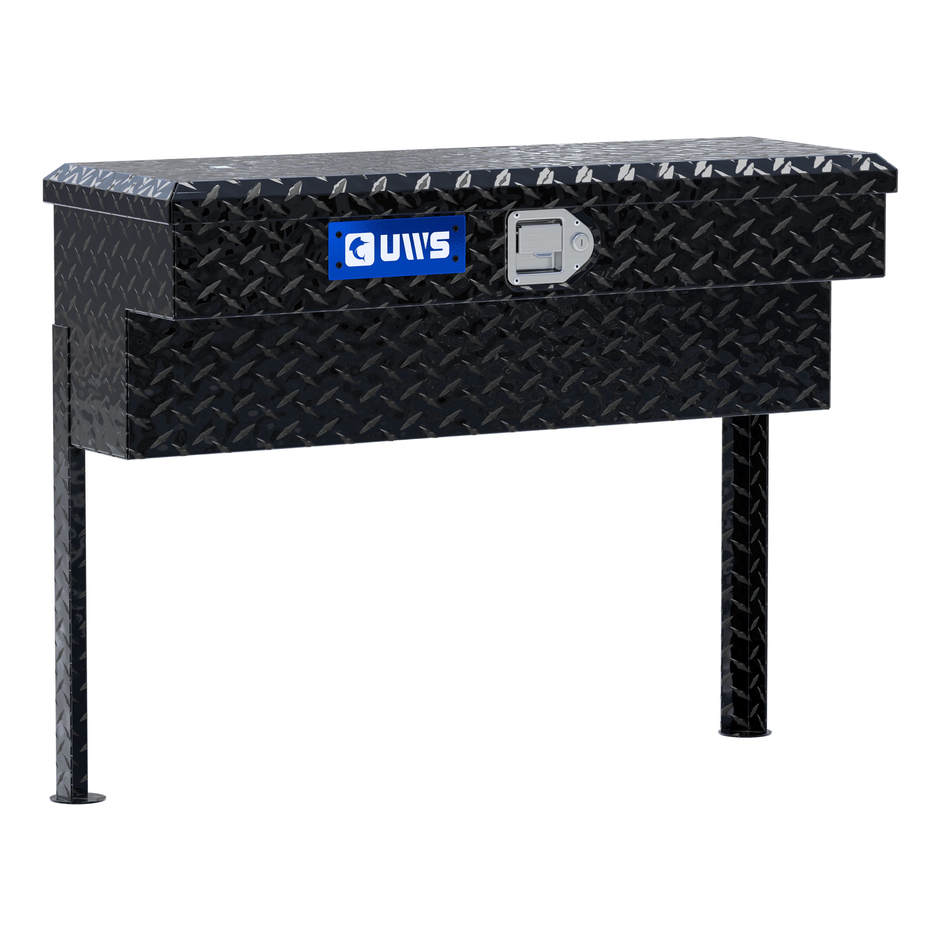 UWS TBSM-36-BLK - Truck Side Tool Box, Gloss Black Powder Coat