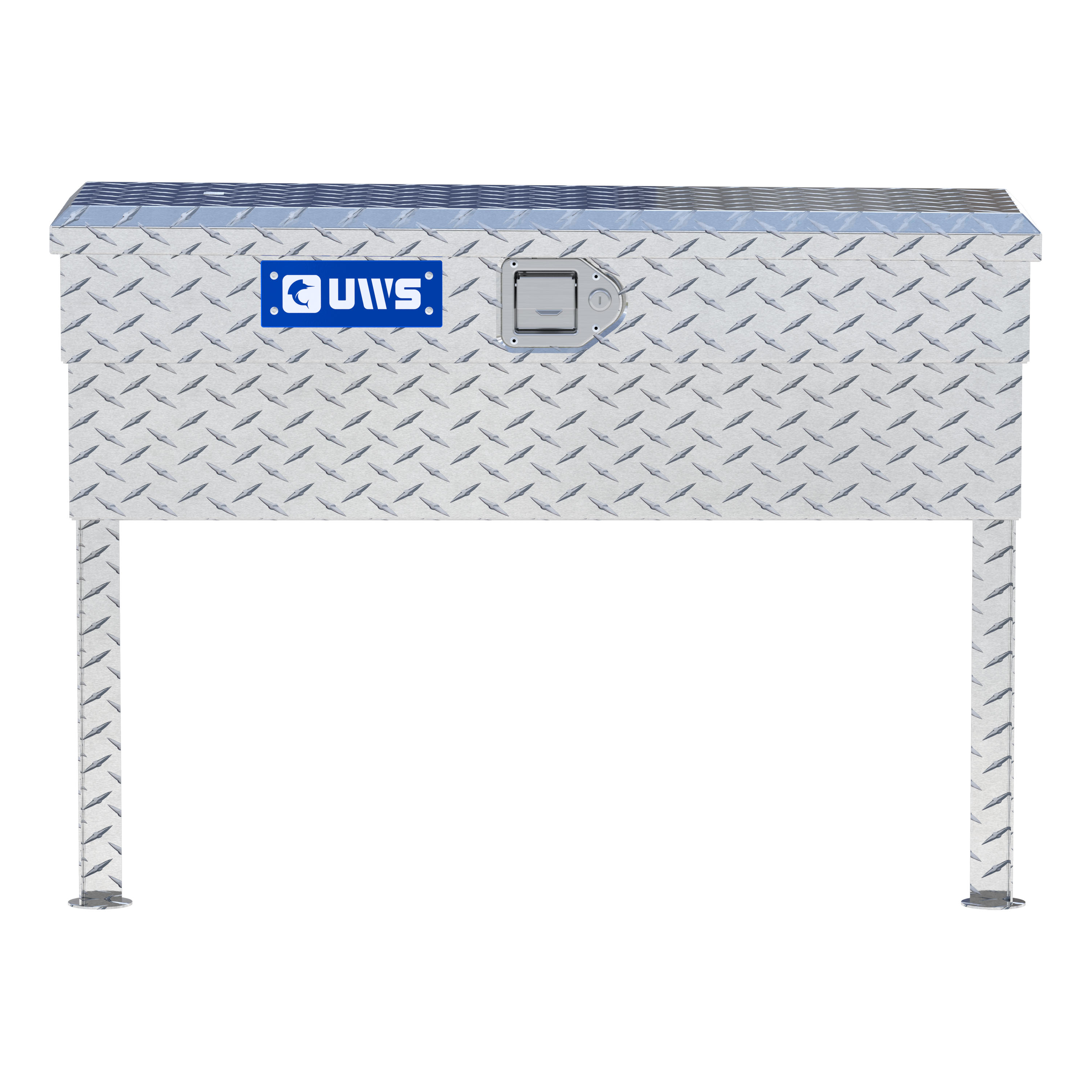 UWS TBSM-36 - Truck Side Tool Box, Bright Aluminum
