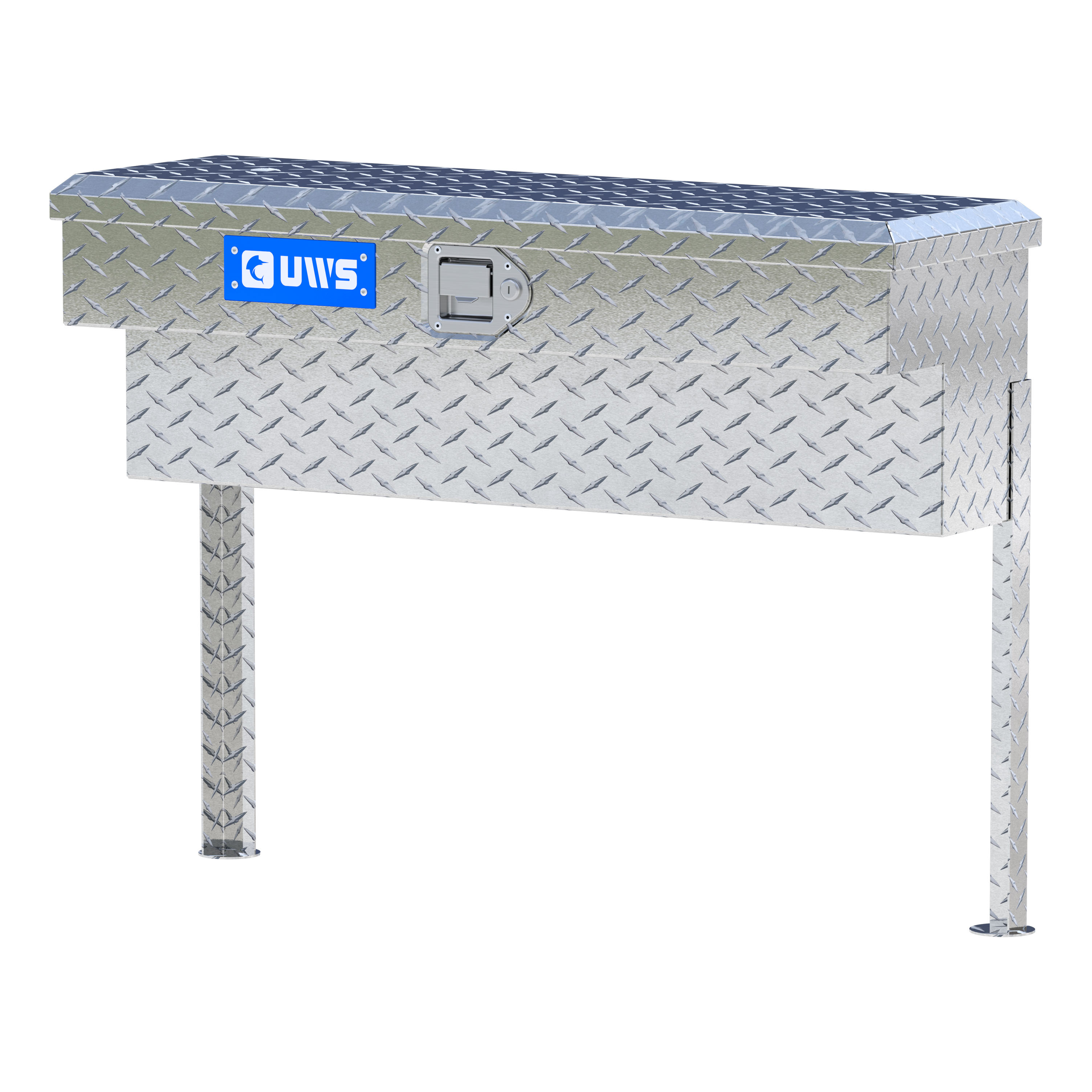 UWS TBSM-36 - Truck Side Tool Box, Bright Aluminum
