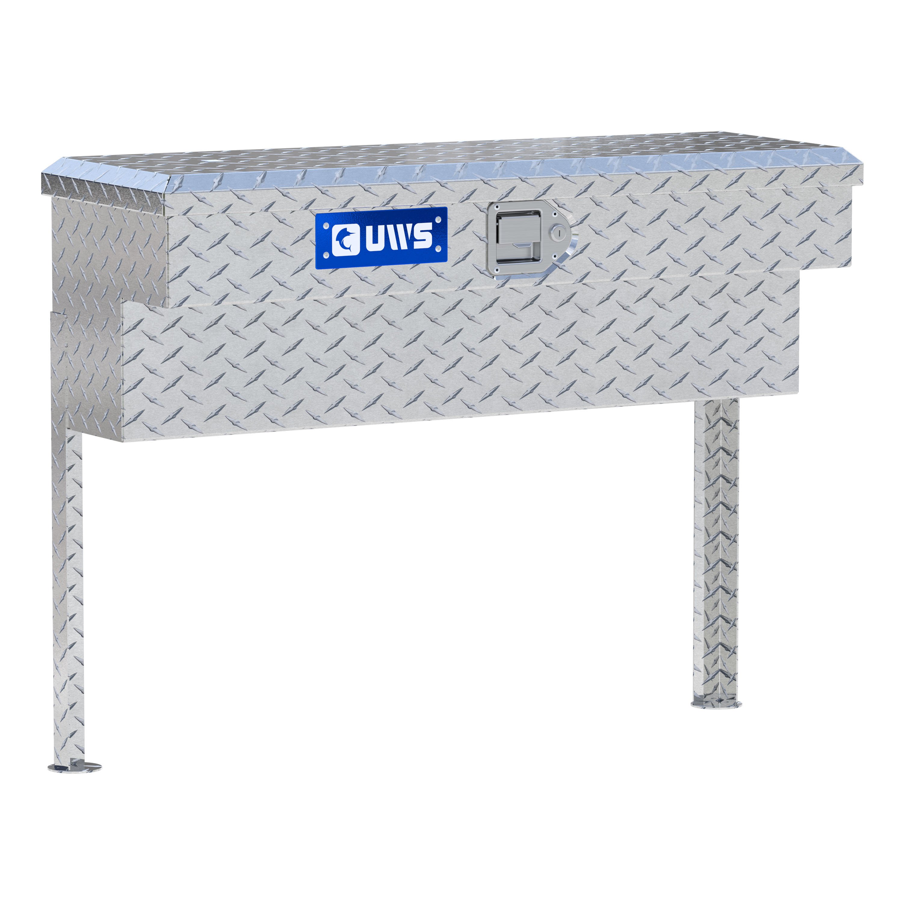 UWS TBSM-36 - Truck Side Tool Box, Bright Aluminum