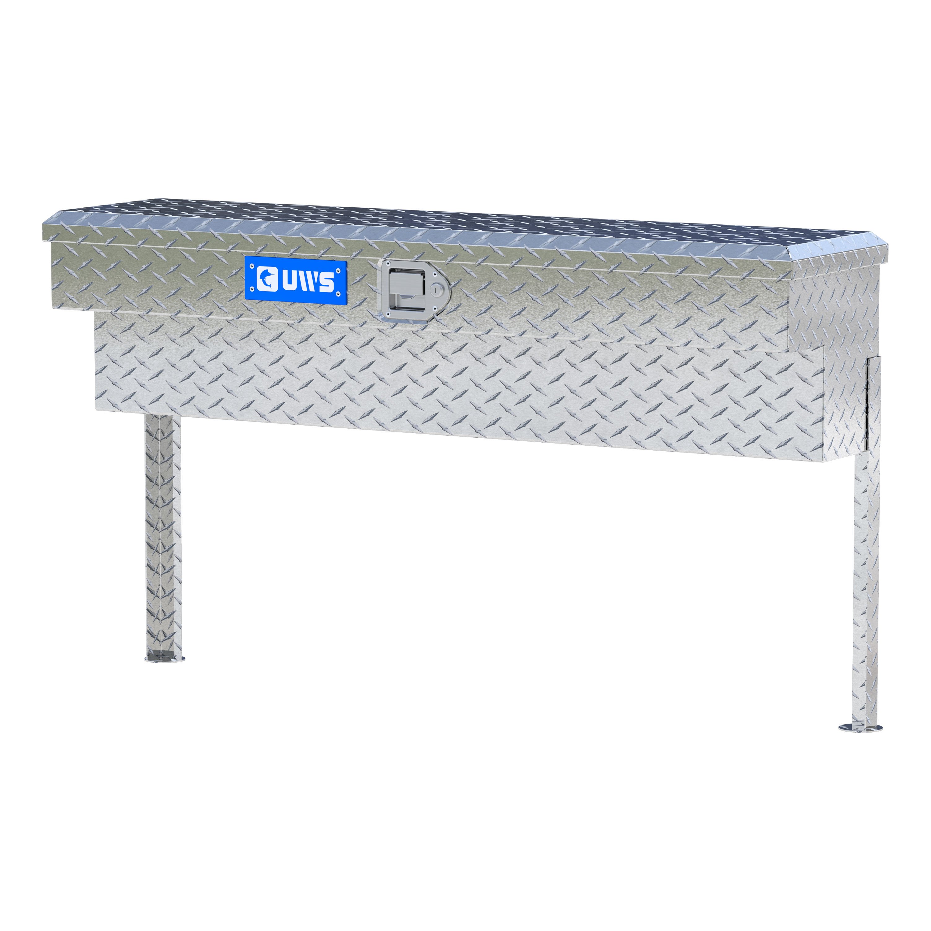 UWS TBSM-48 - Truck Side Tool Box, Bright Aluminum