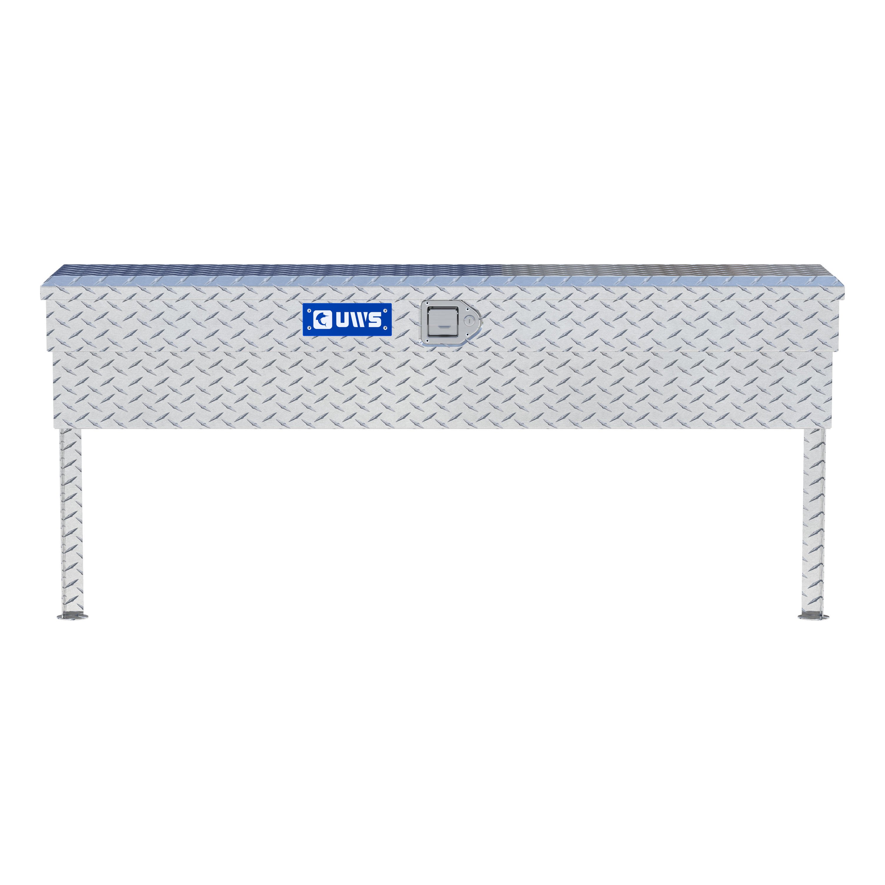 UWS TBSM-60 - Truck Side Tool Box, Bright Aluminum