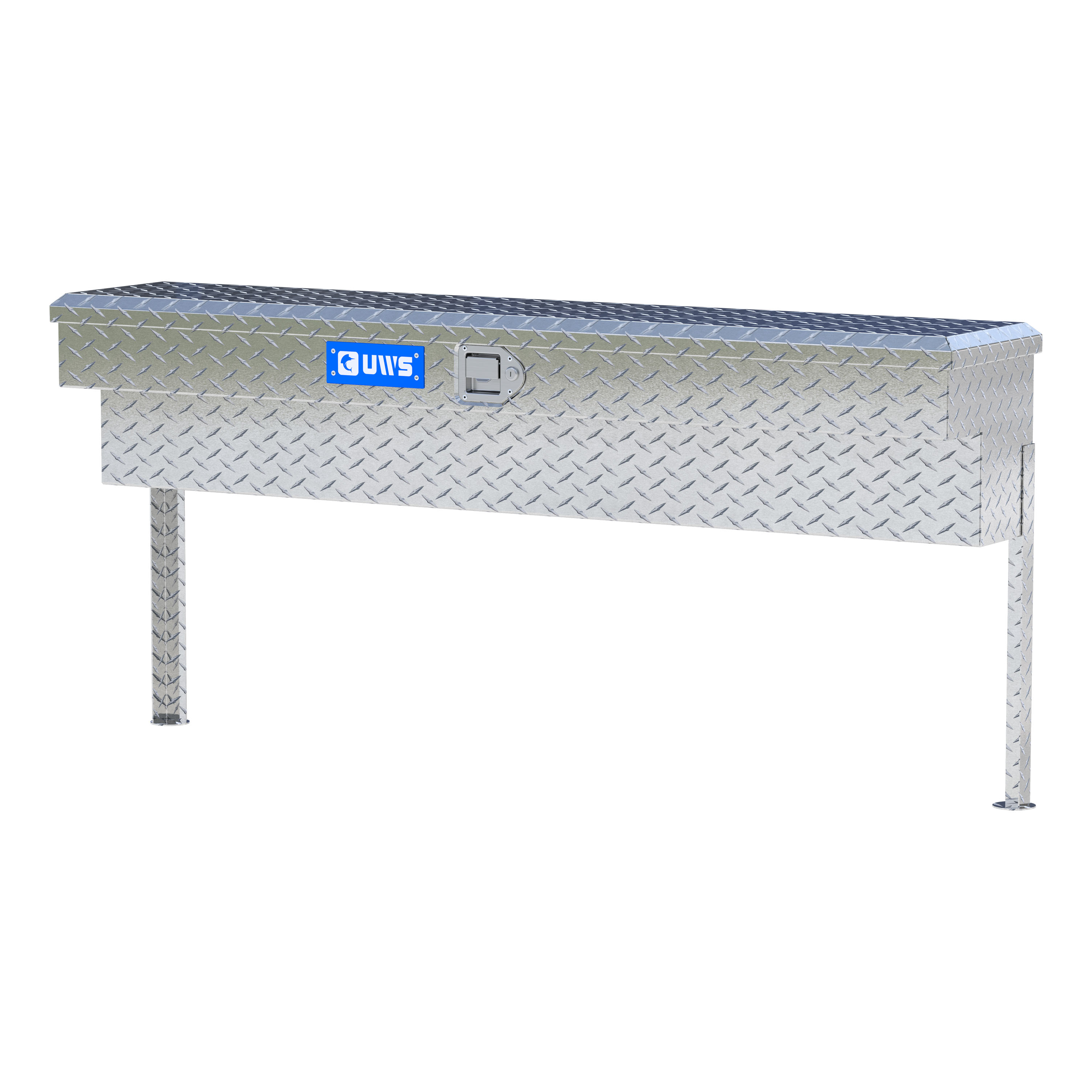 UWS TBSM-60 - Truck Side Tool Box, Bright Aluminum