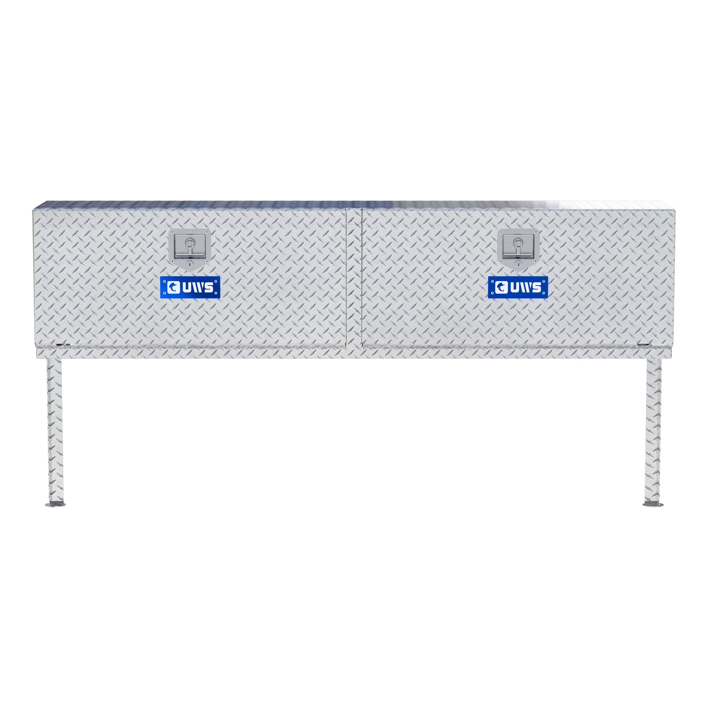 UWS TBTS-72 - Topside Tool Box, Bright Aluminum