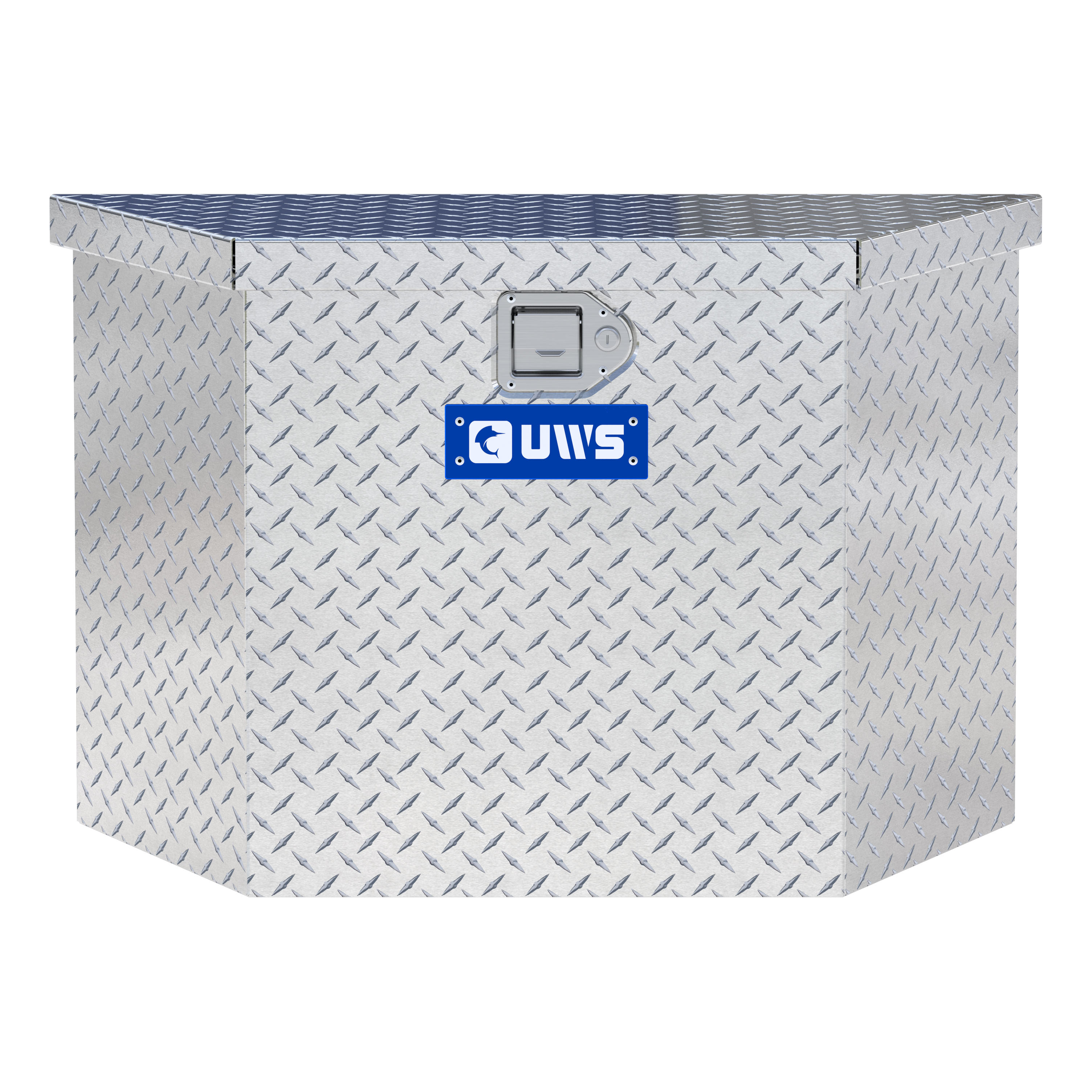 UWS TBV-34 - Trailer Tongue Box, Bright Aluminum
