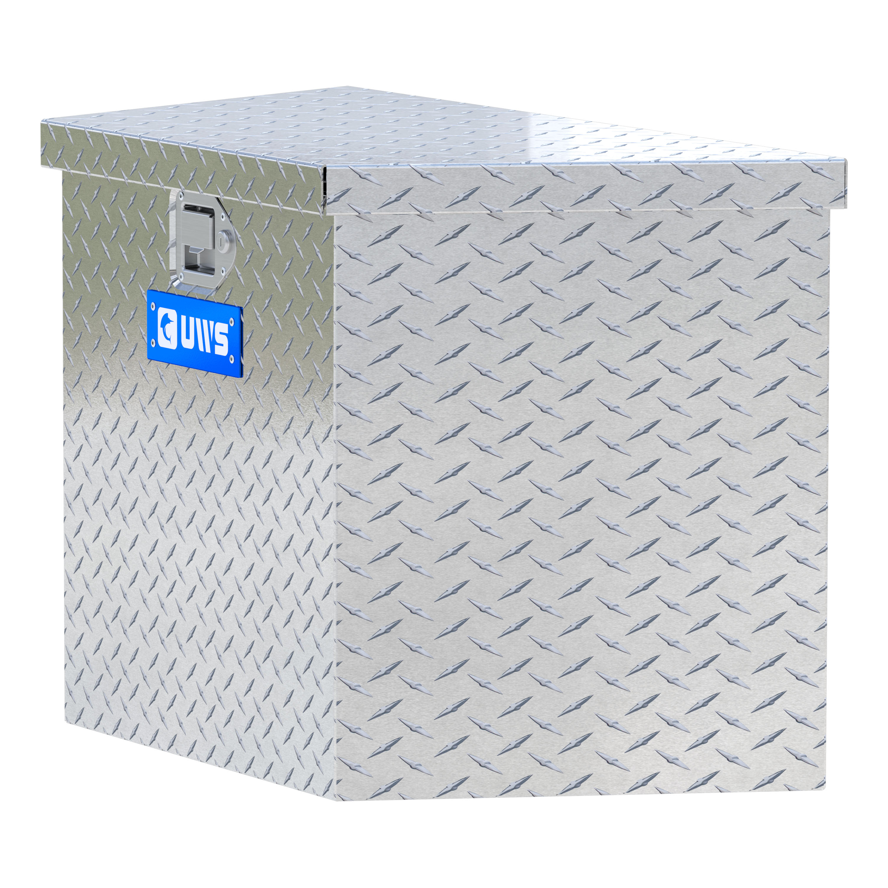 UWS TBV-34 - Trailer Tongue Box, Bright Aluminum