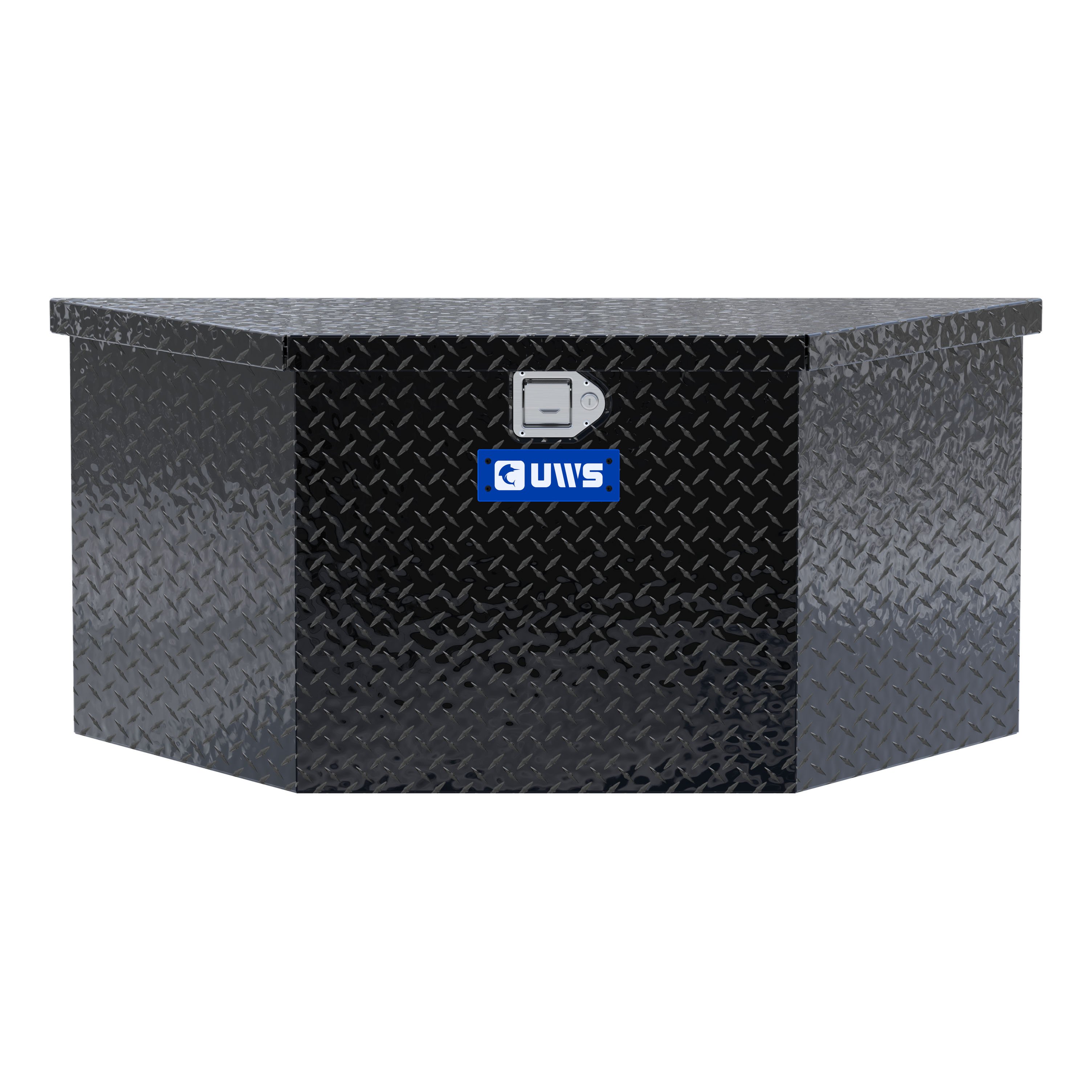 UWS TBV-49-BLK - Trailer Tongue Box, Gloss Black Powder Coat