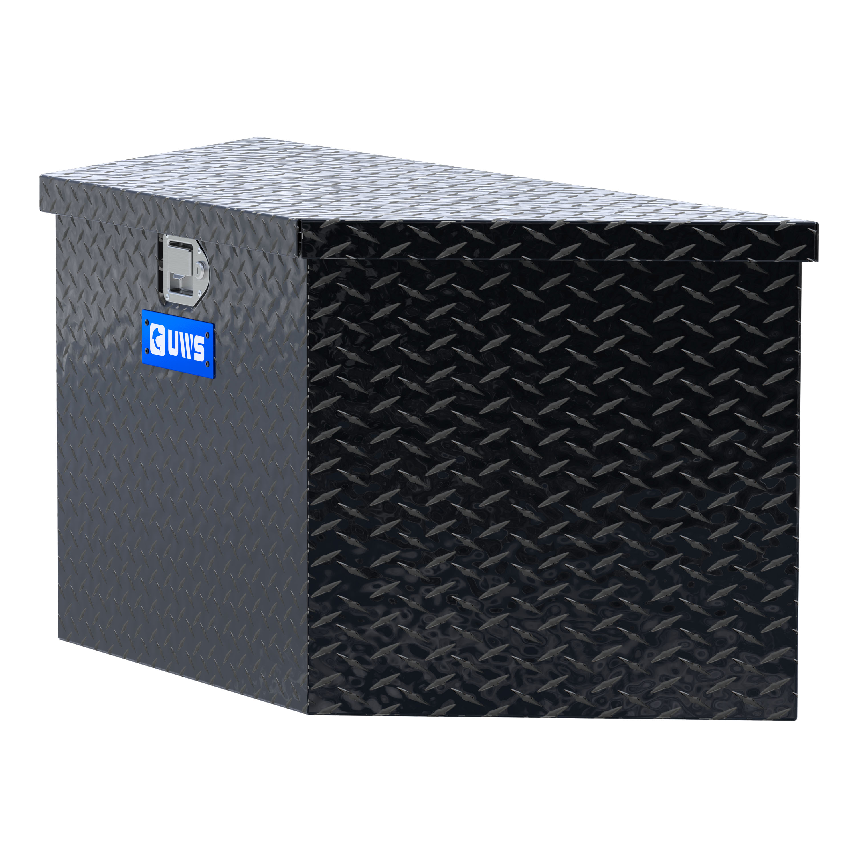UWS TBV-49-BLK - Trailer Tongue Box, Gloss Black Powder Coat