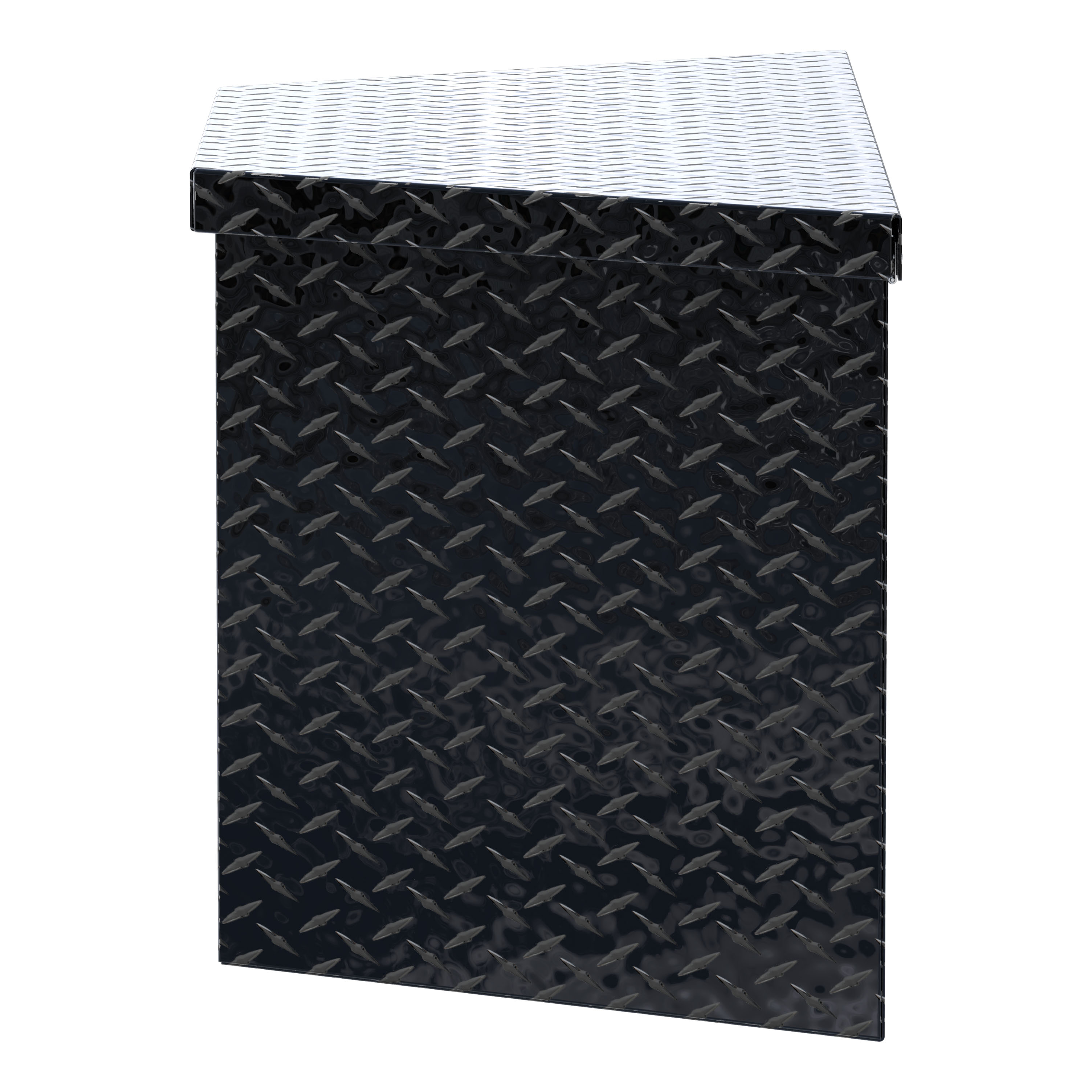UWS TBV-49-BLK - Trailer Tongue Box, Gloss Black Powder Coat