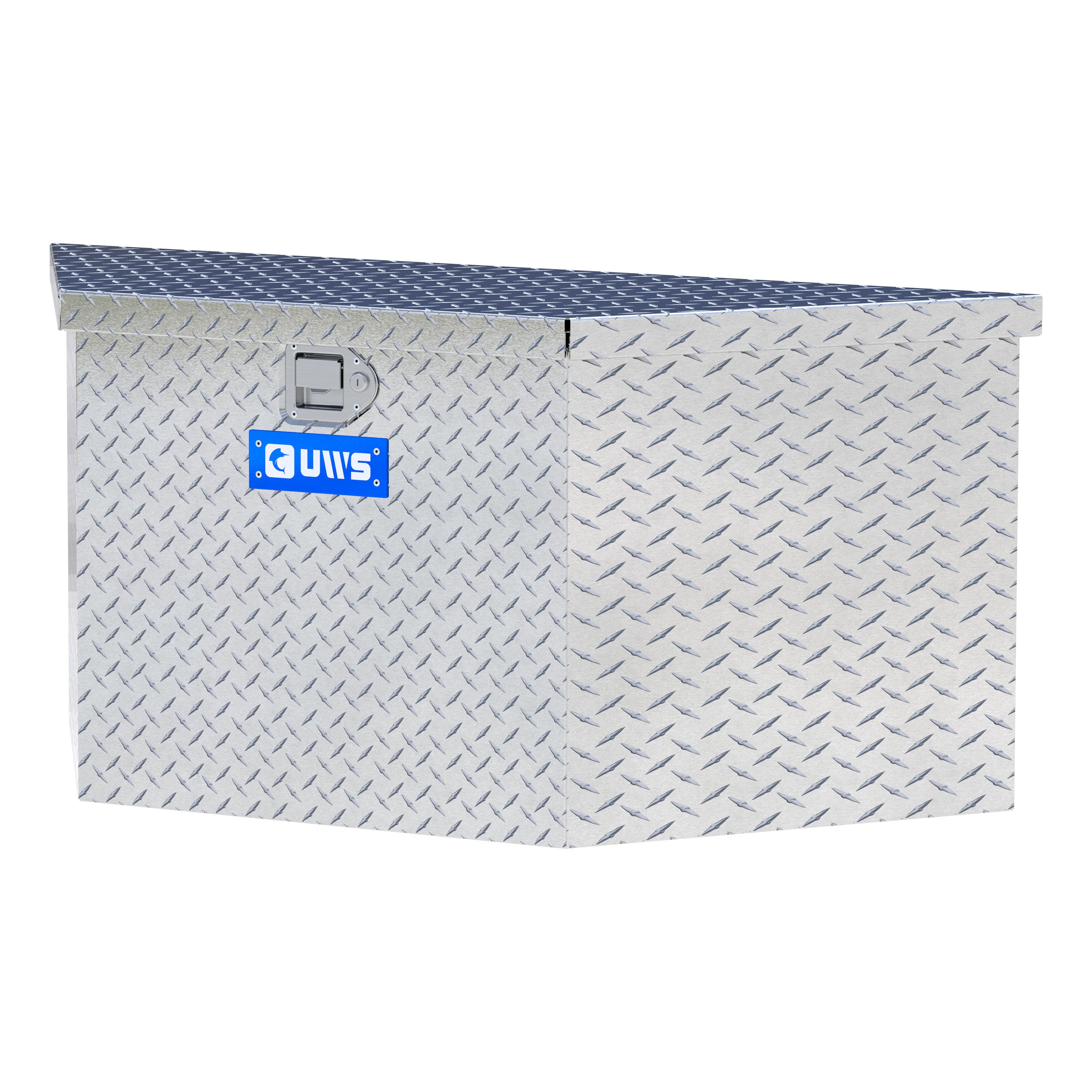 UWS TBV-49 - Trailer Tongue Box, Bright Aluminum