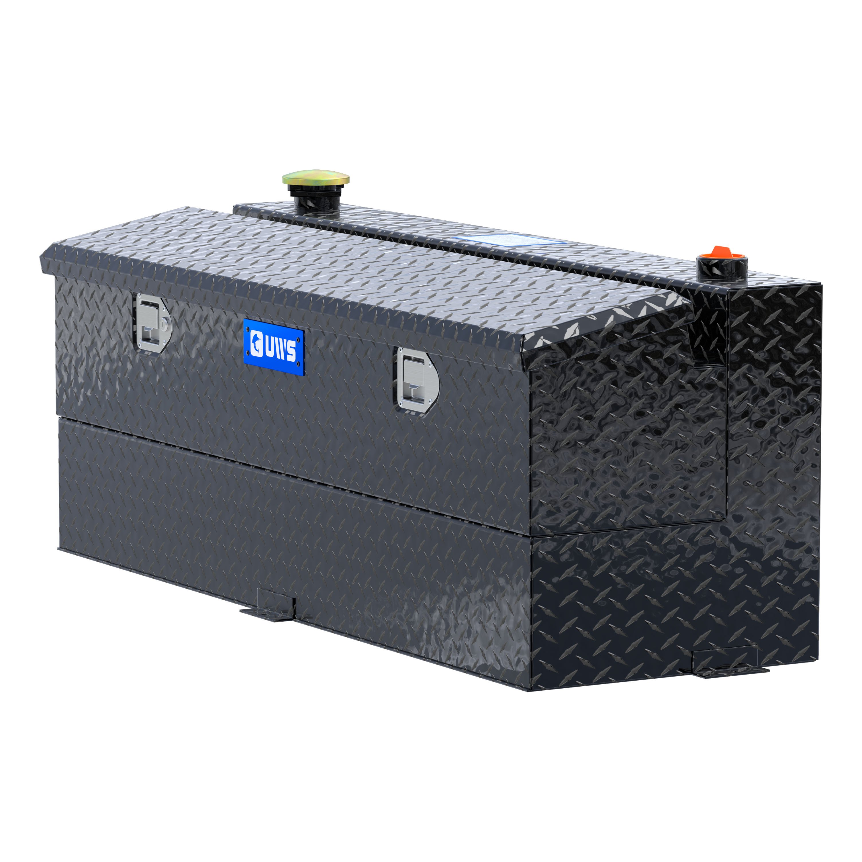 UWS TT-45-COMBO-BLK - Combo Transfer Tank, Gloss Black Powder Coat