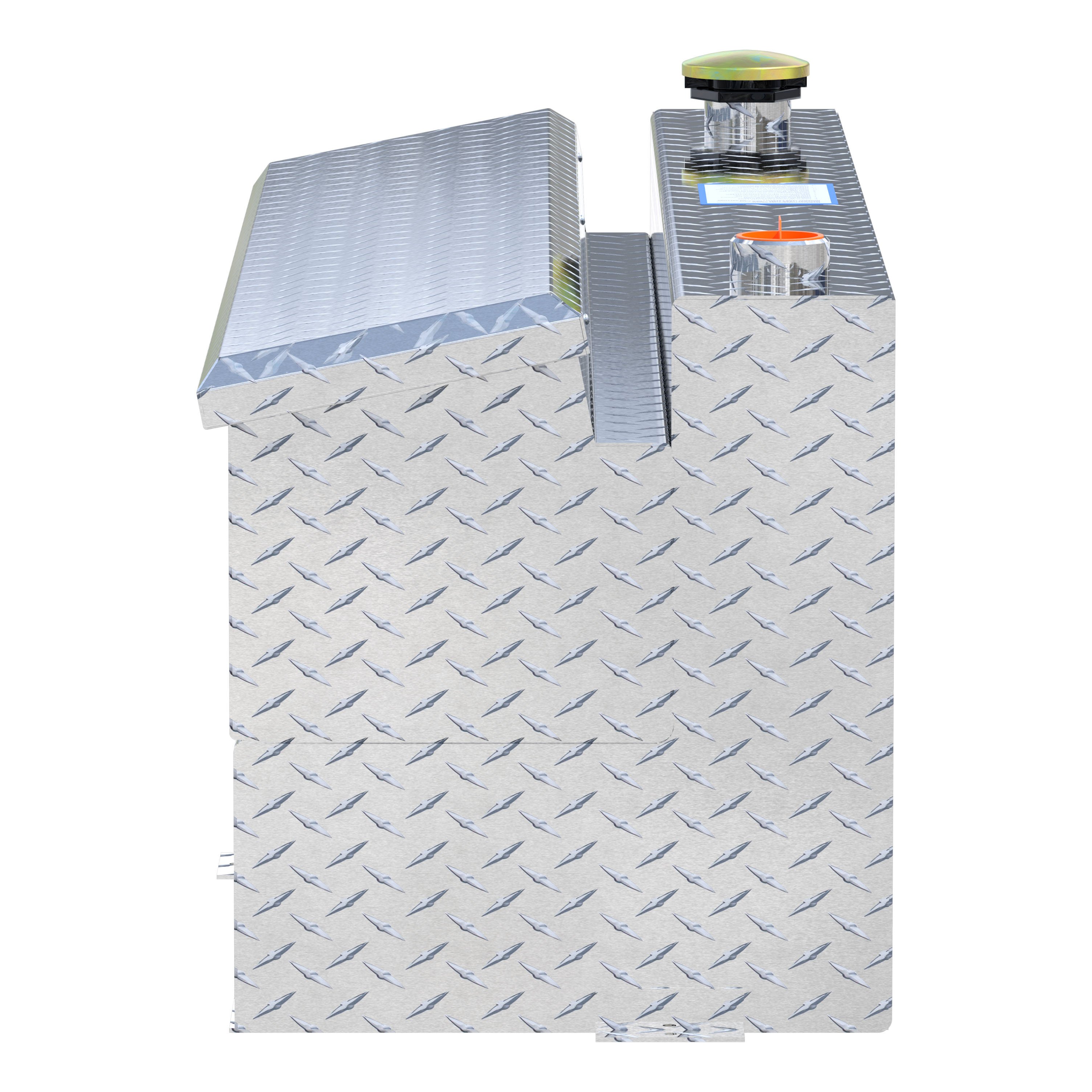 UWS TT-45-COMBO - Combo Transfer Tank, Bright Aluminum