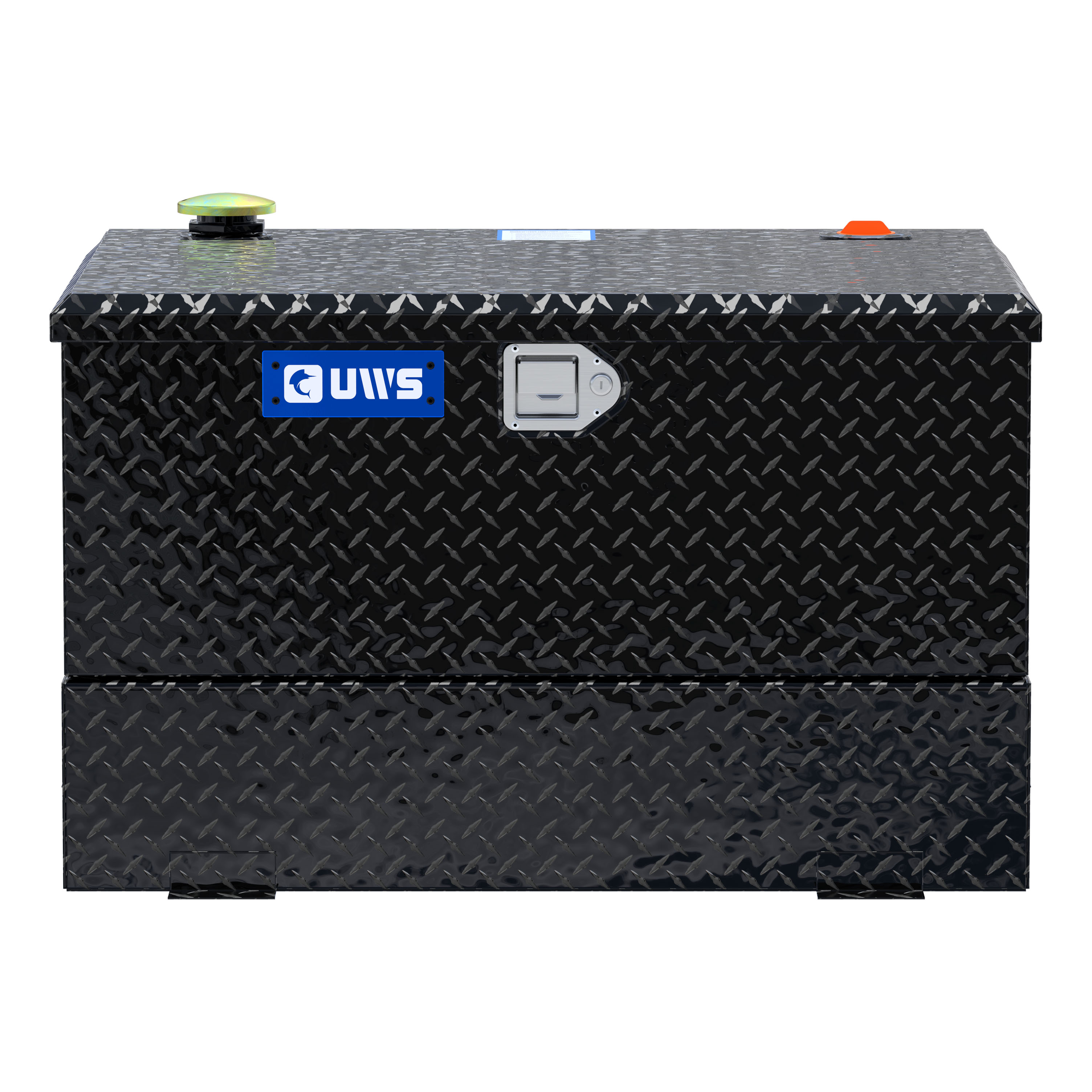 UWS TT-50-COMBO-BLK - Combo Transfer Tank, Gloss Black Powder Coat