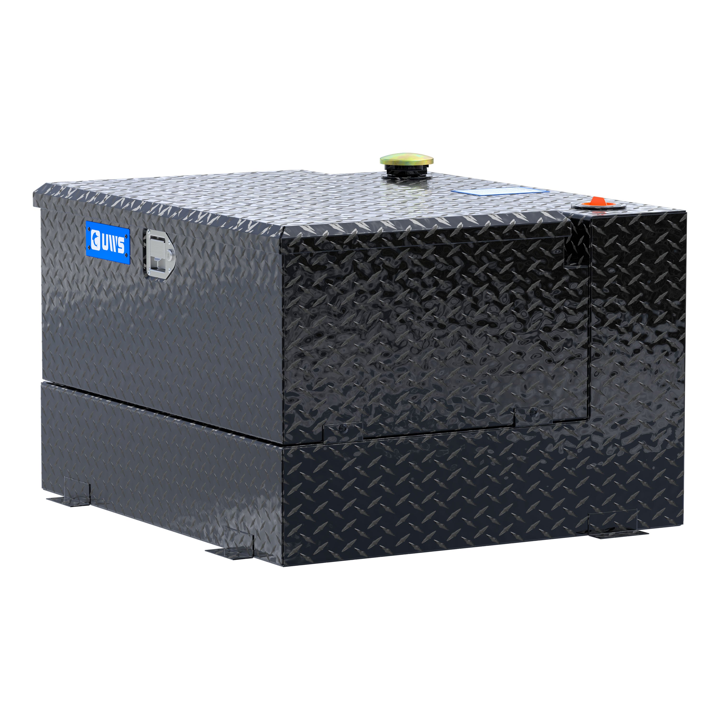 UWS TT-50-COMBO-BLK - Combo Transfer Tank, Gloss Black Powder Coat