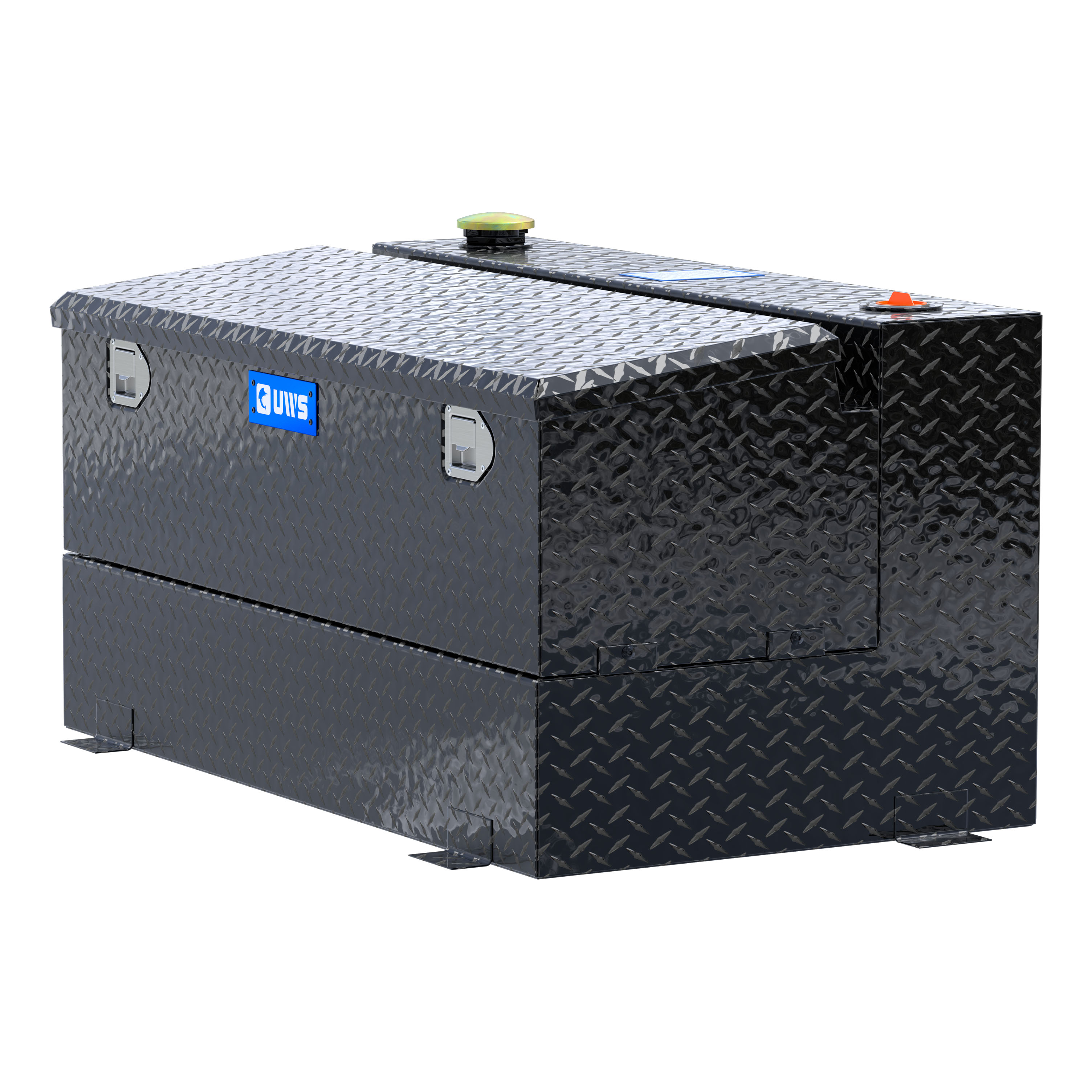 UWS TT-75-COMBO-BLK - Combo Transfer Tank, Gloss Black Powder Coat