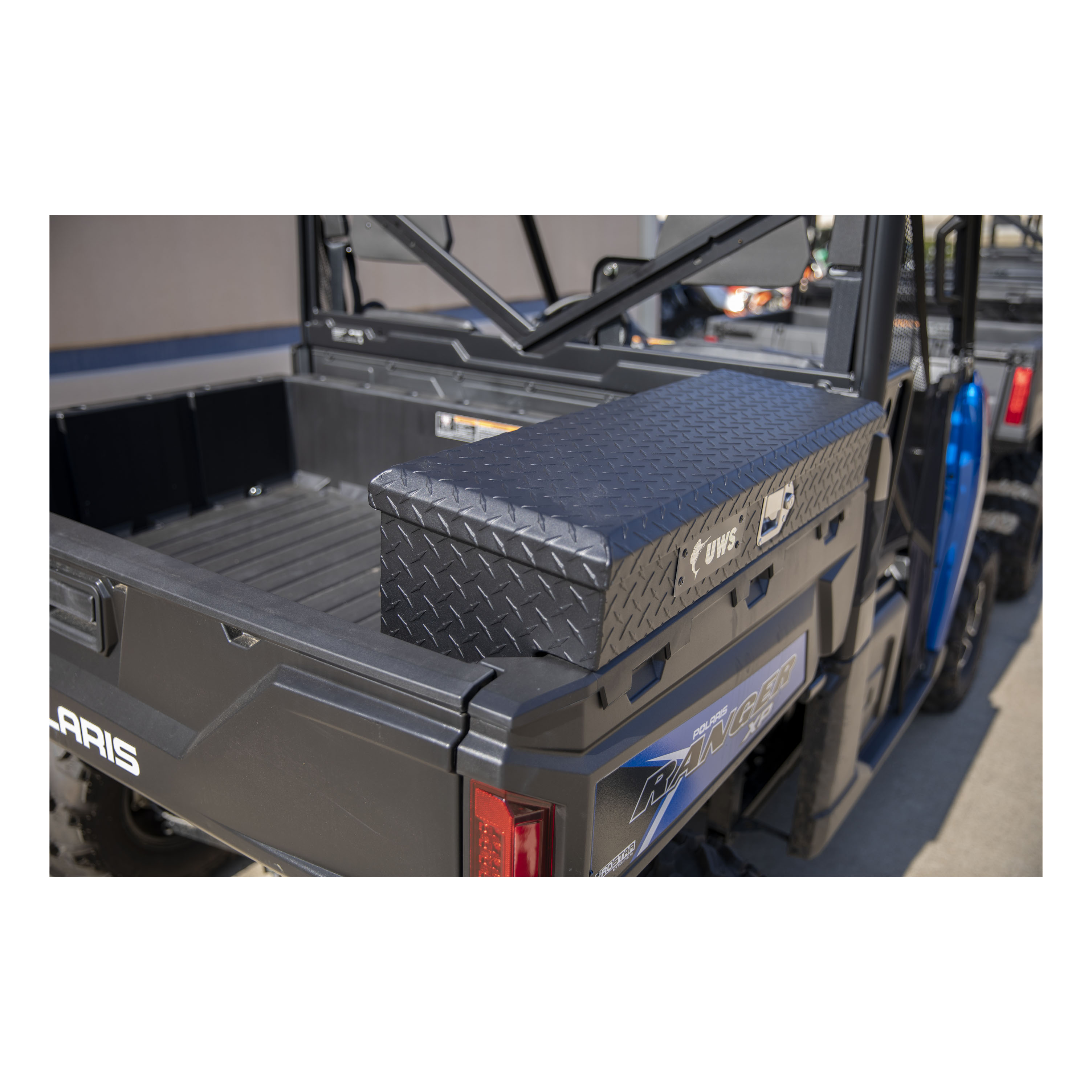 UWS UTV-SM33-MB - UTV Tool Box, Matte Black Powder Coat