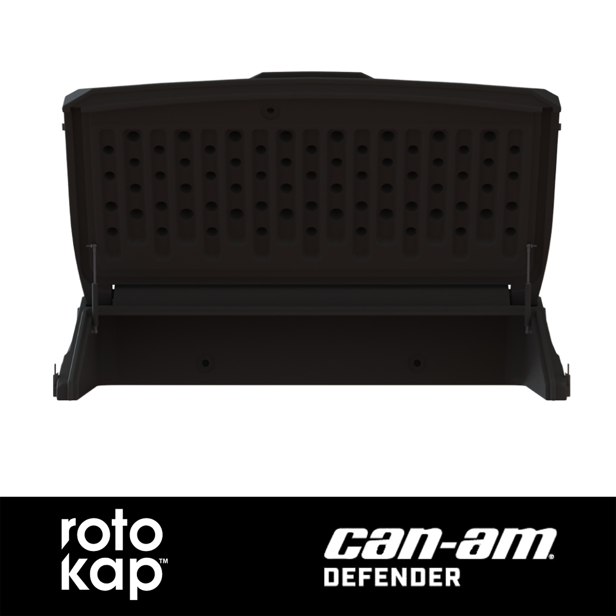 DU-HA 3PP0220 - UTV Bed Box Cover, Black, Heavy-Duty Polyethylene