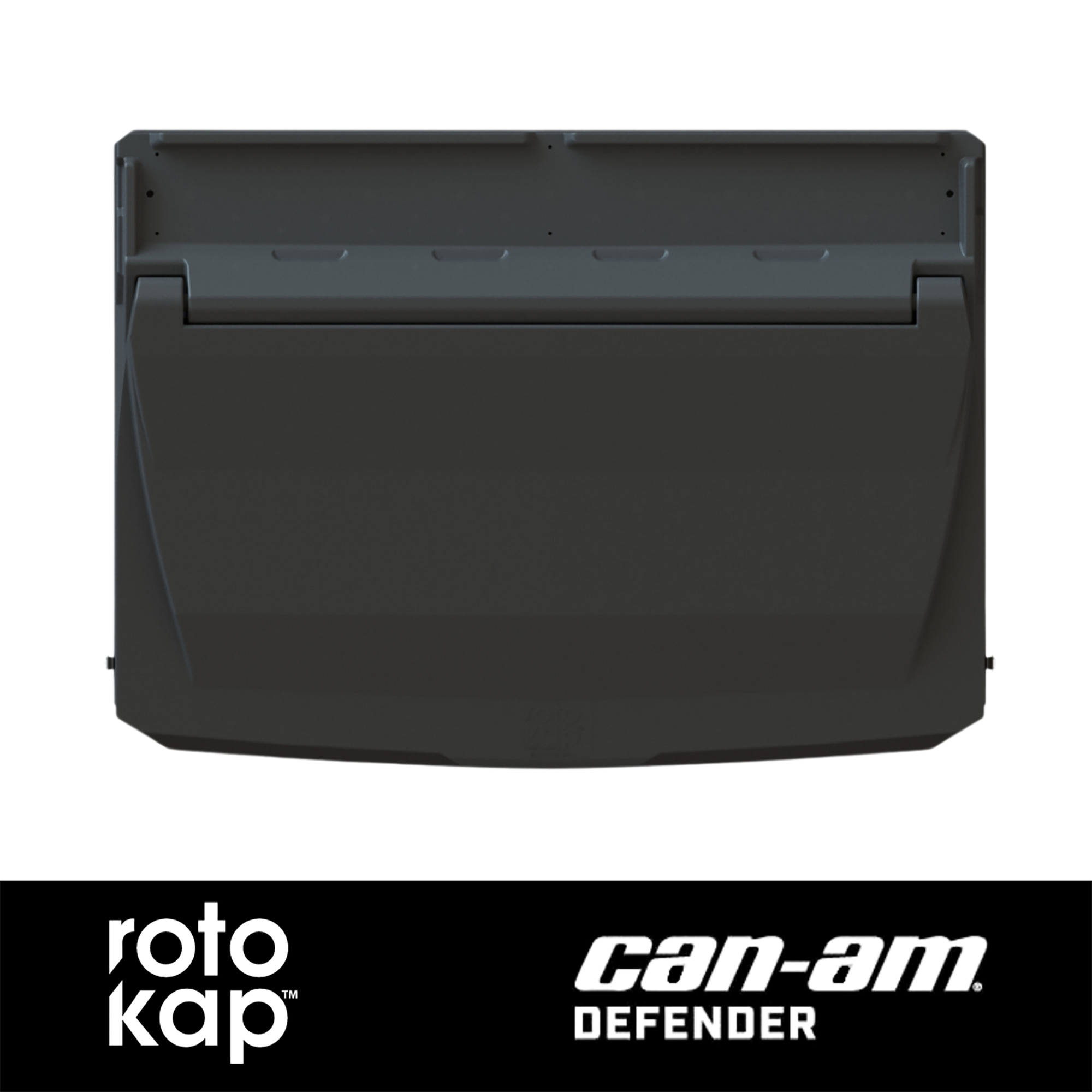 DU-HA 3PP0220 - UTV Bed Box Cover, Black, Heavy-Duty Polyethylene