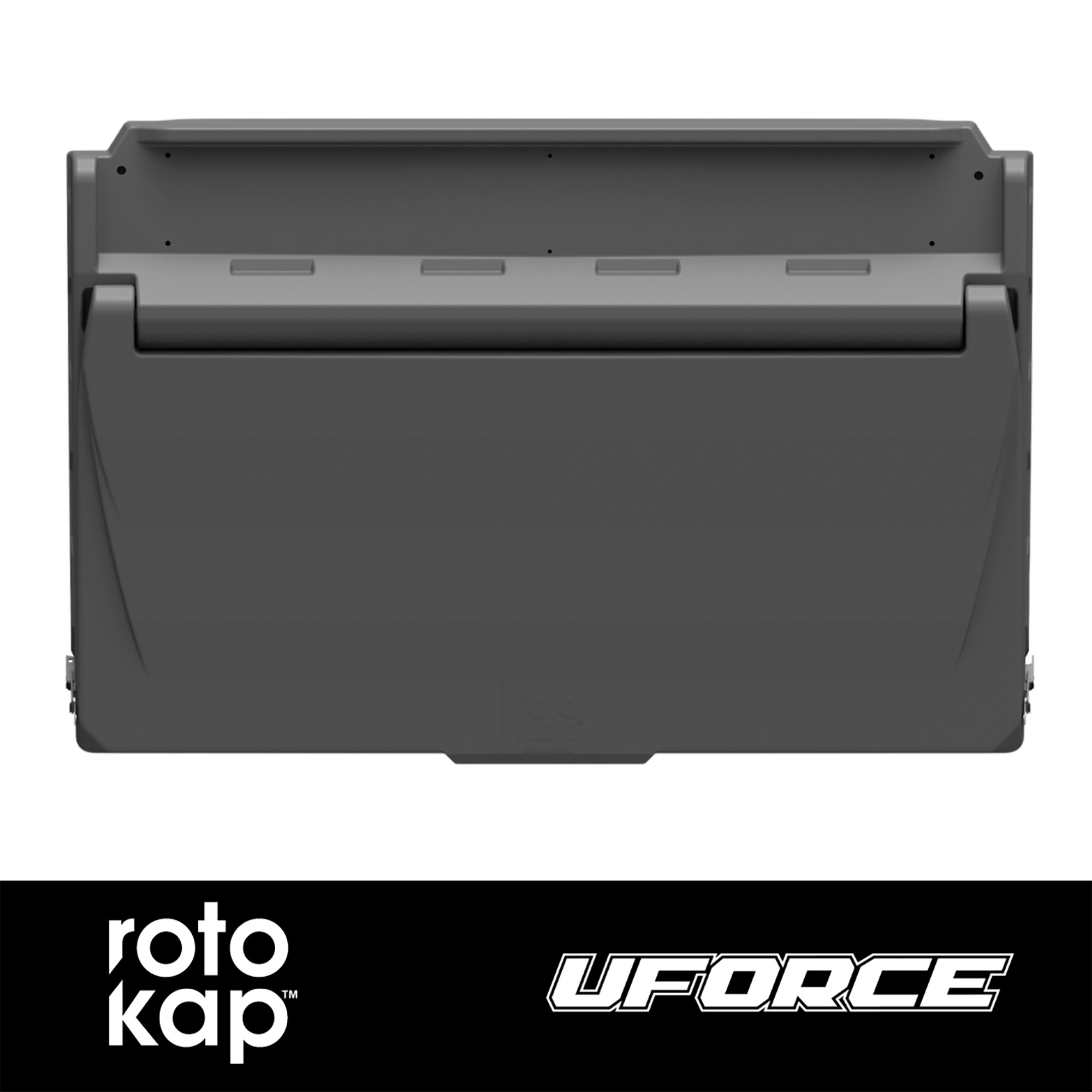 DU-HA 3PP0250 - UTV Bed Box Cover, Black, Heavy-Duty Polyethylene