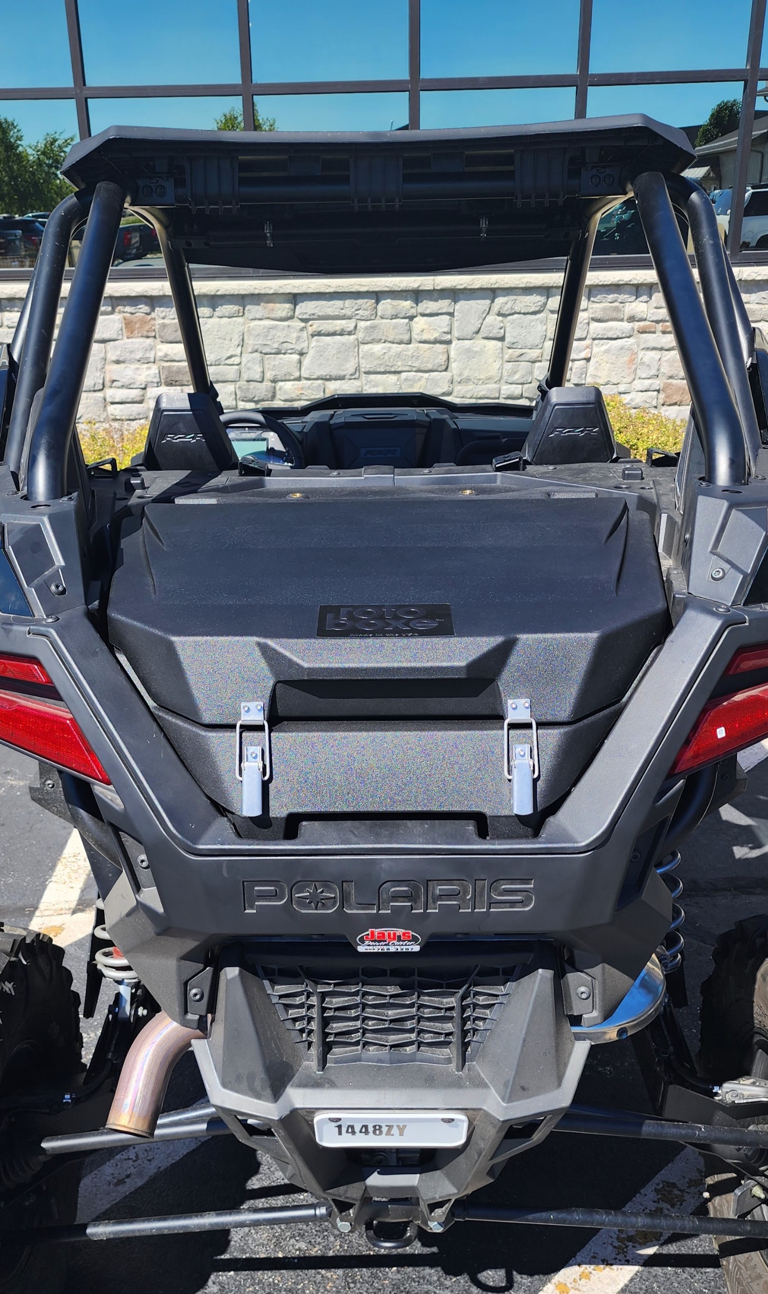 DU-HA 3PP3000 - UTV Bed Box Cover, Black, Heavy-Duty Polyethylene