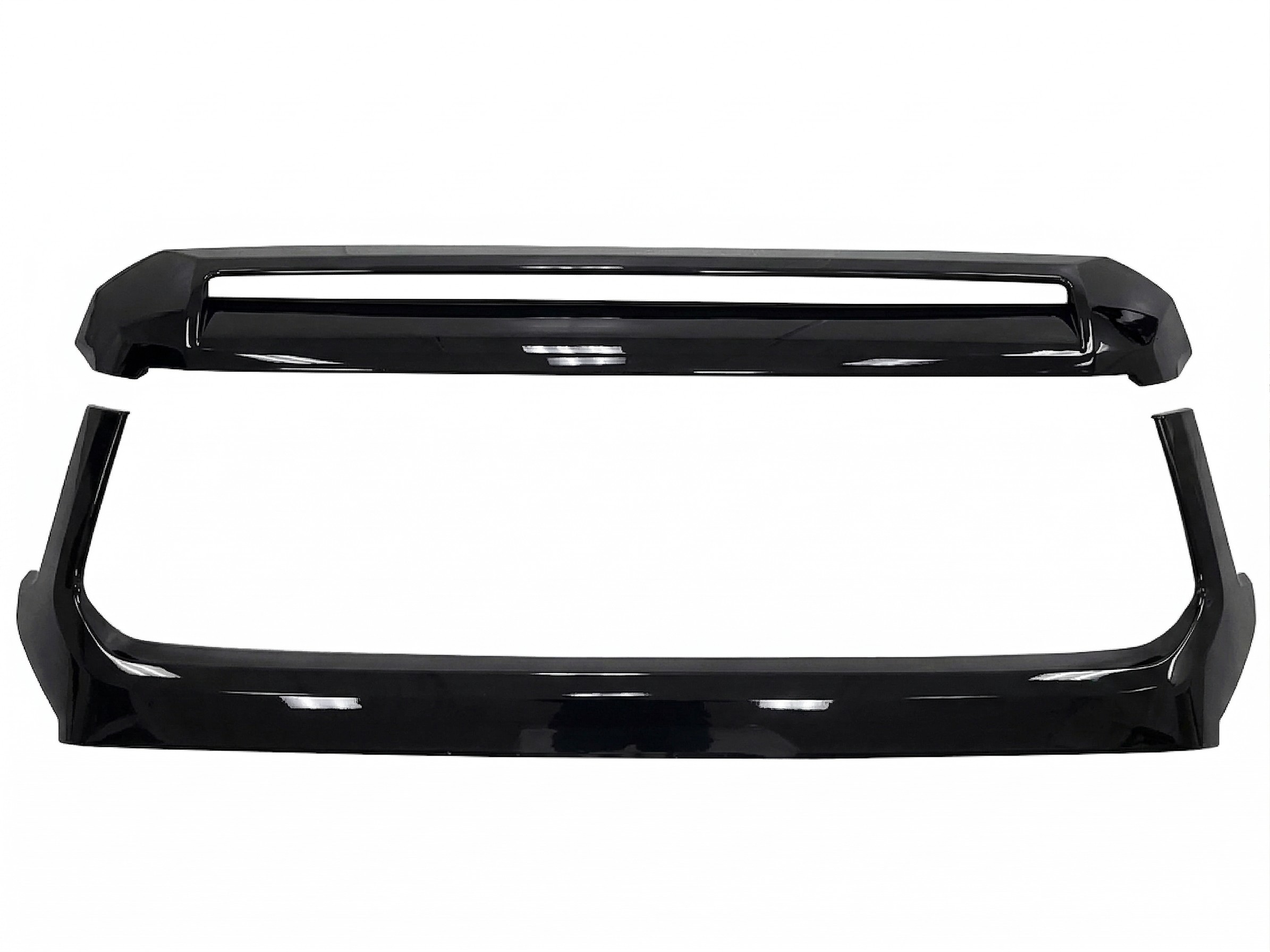 Shellz 2014-2021 Toyota Tundra Grille Overlay 2pc, Gloss Black