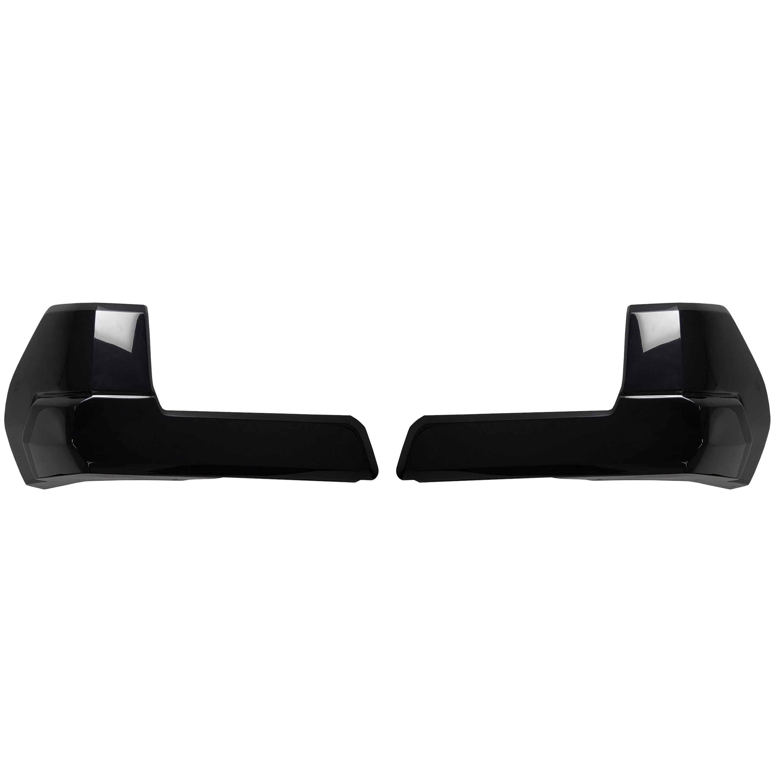 BumperShellz 2024-2026 Toyota Tacoma Rear Bumper Cover No Sensors, 2pc, Gloss Black