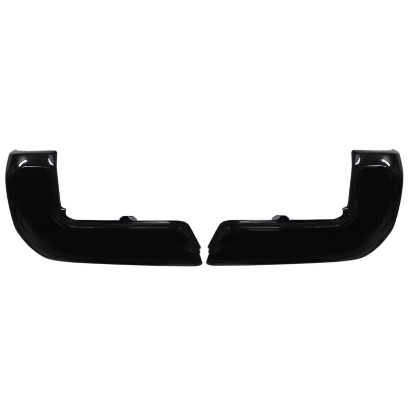 BumperShellz 2016-2023 Toyota Tacoma Rear Bumper Cover No Sensors, 2pc, Gloss Black