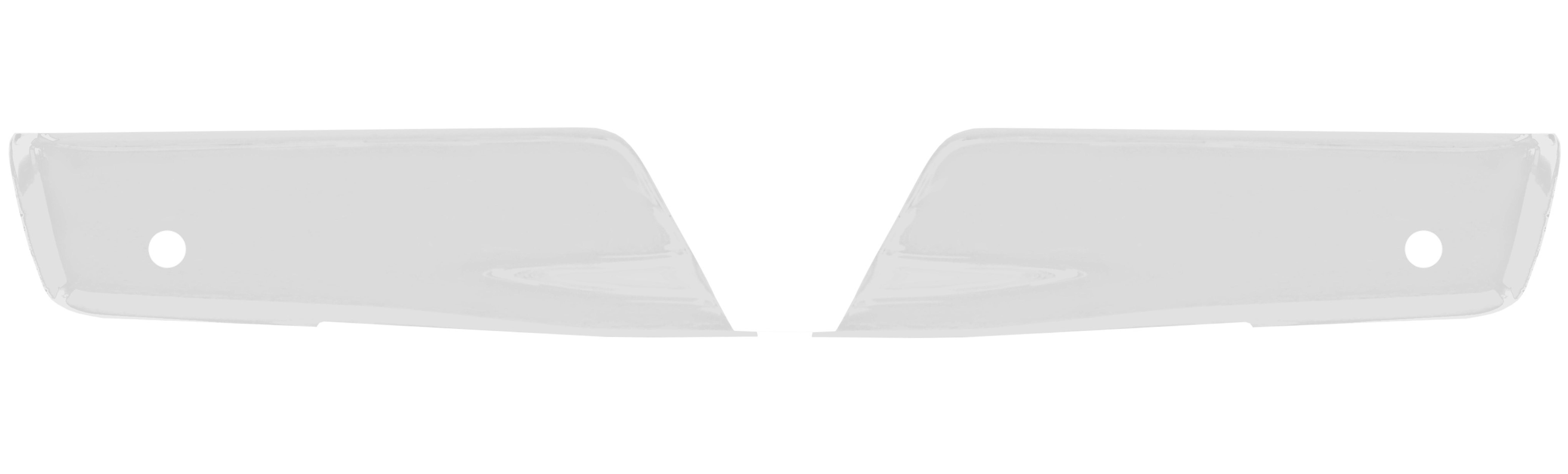 BumperShellz 2015-2020 Ford F-150 Rear Bumper Cover w/Sensors, 2pc, Gloss White