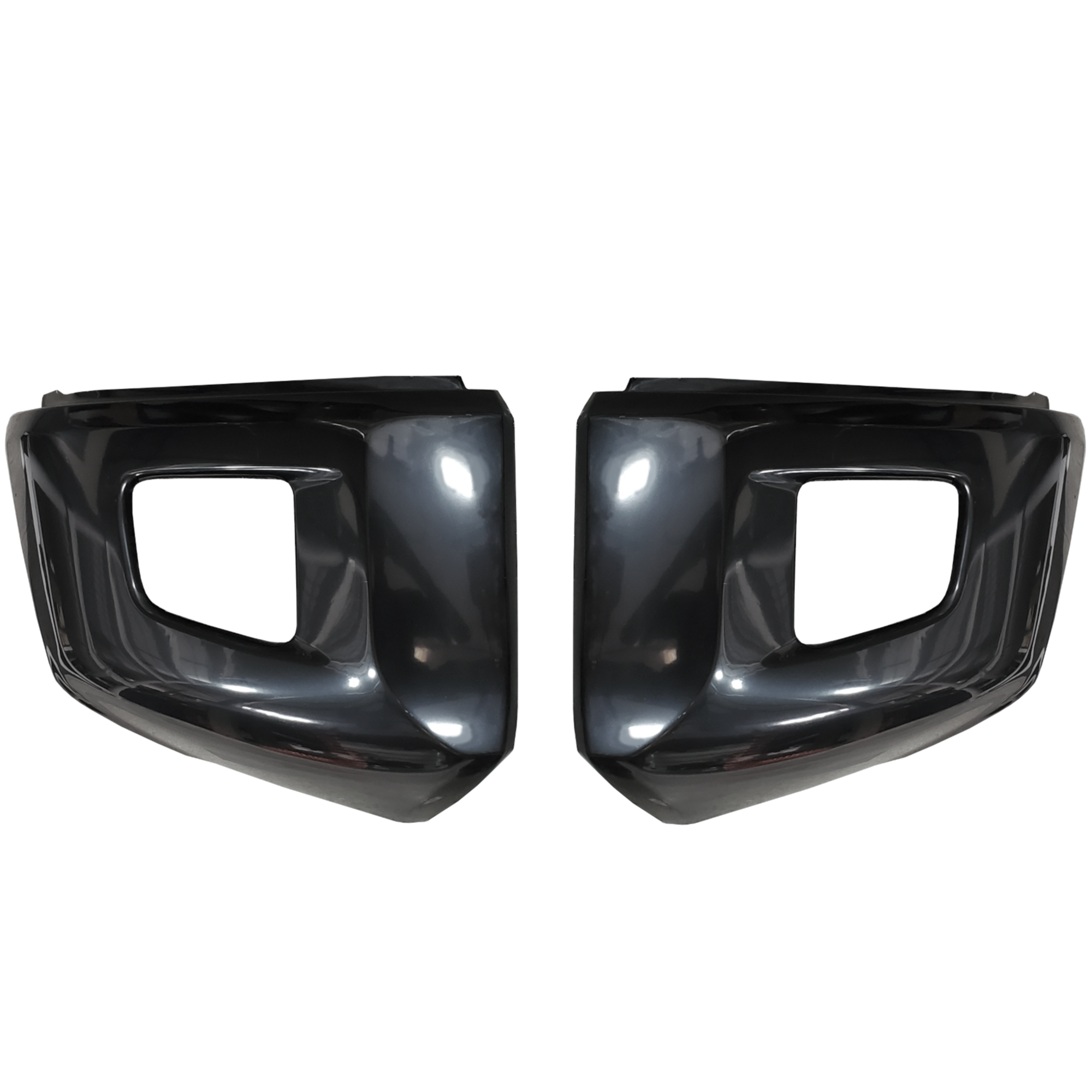 BumperShellz 2014-2021 Toyota Tundra Front Bumper Cover No Sensors, w/Fog Lamps, 2pc, Gloss Black