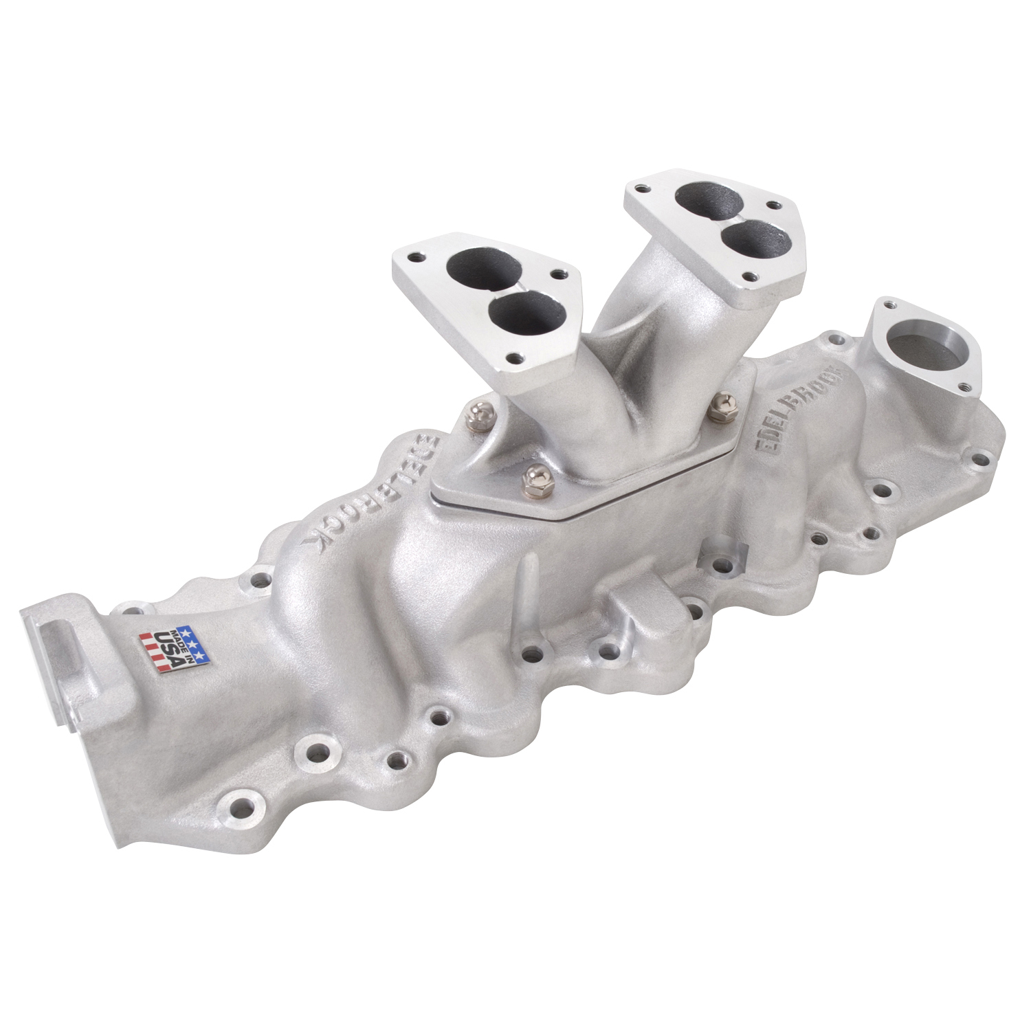 Edelbrock 1103 Slingshot Dual-Carb Intake Manifold For 1938-53 Ford Flathead