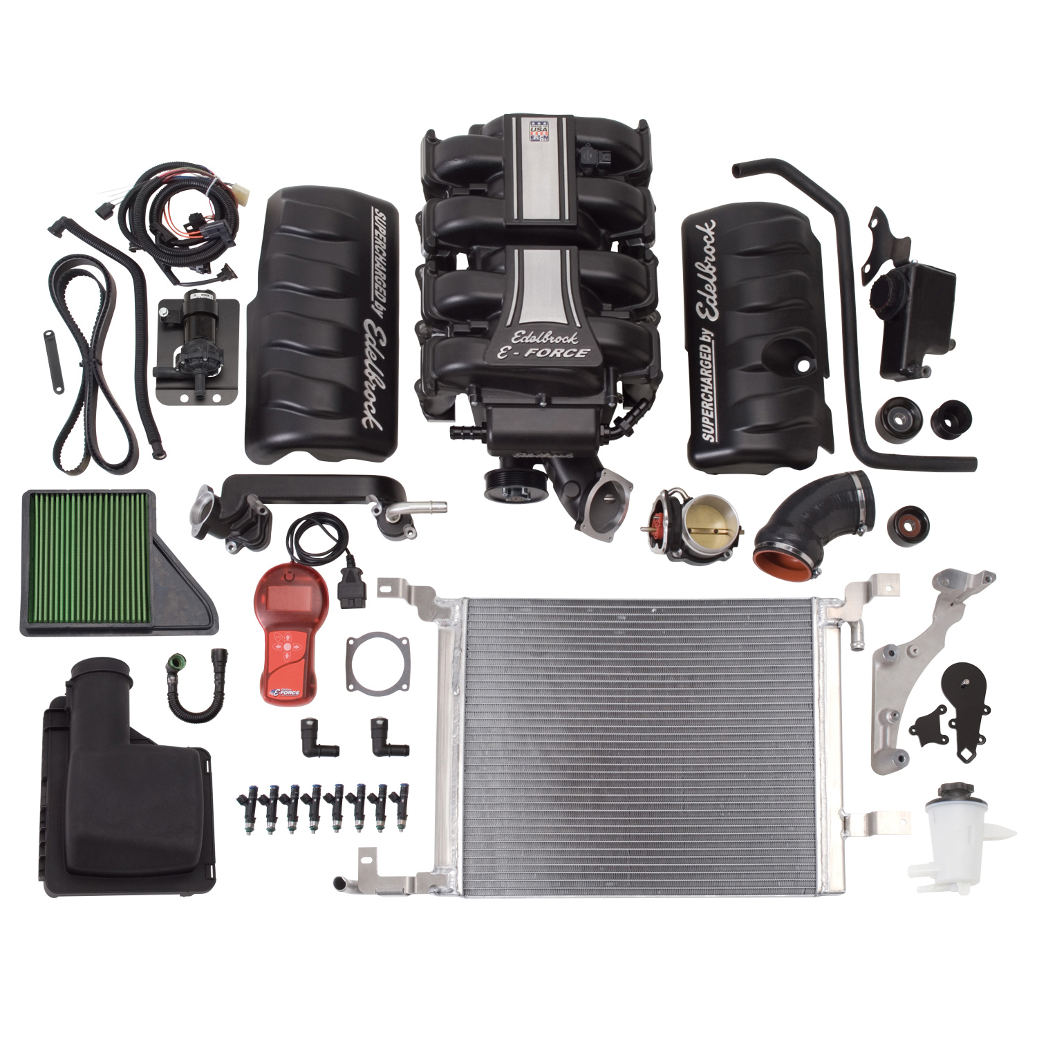 Edelbrock 1582 E-Force Supercharger For 2010 Mustang GT 4.6L 3V - Stage 1