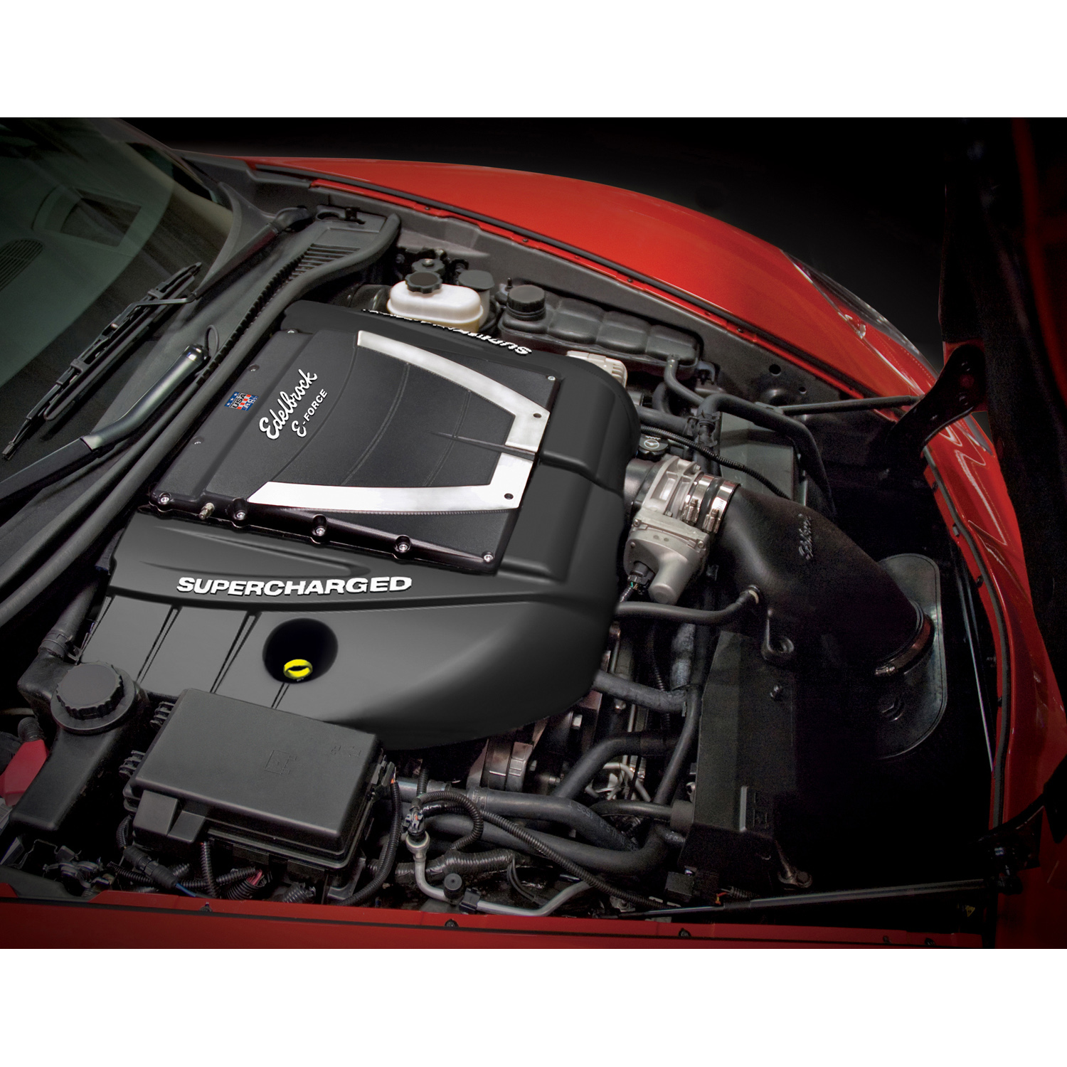 Edelbrock 1590 E-Force Supercharger For 2008-13 Corvette LS3 - Stage 1