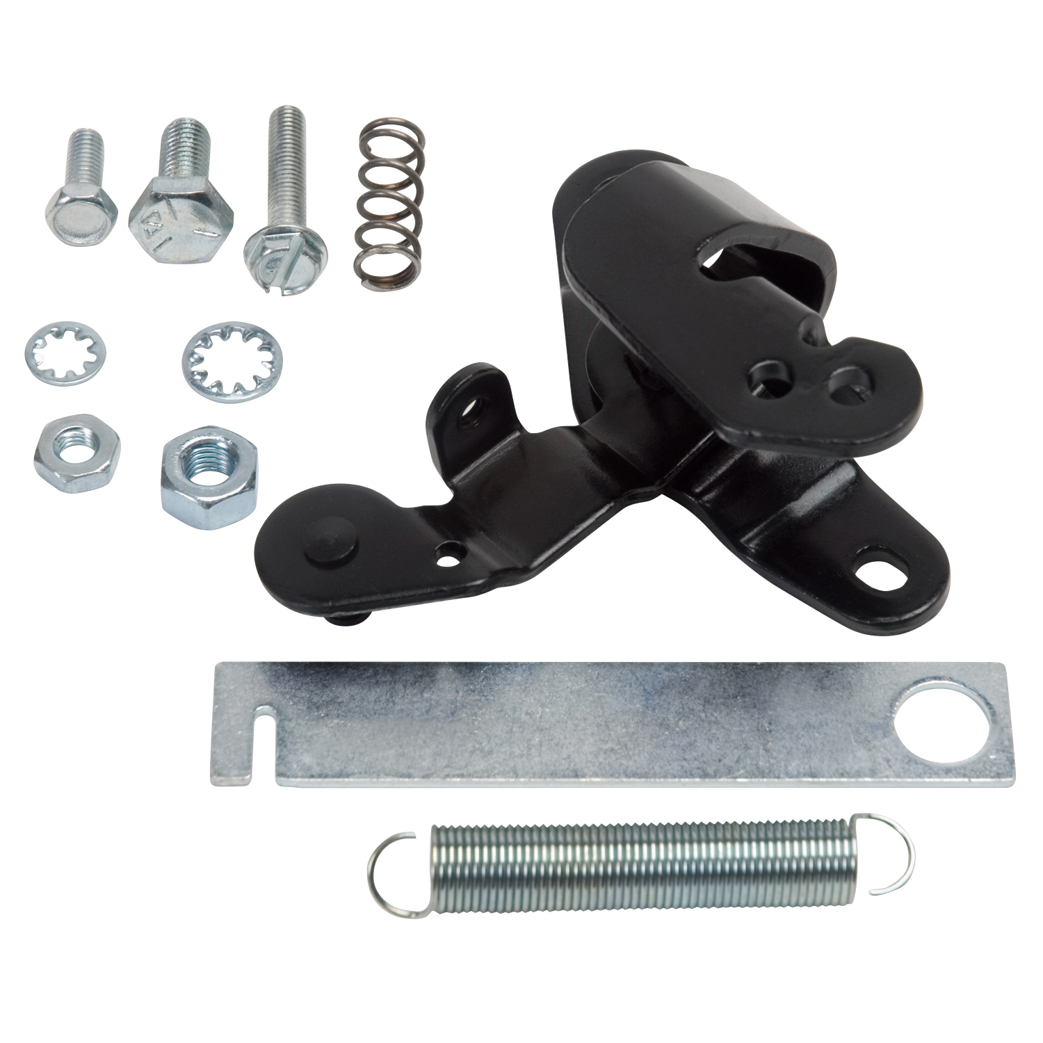 Edelbrock 1844 Ford Throttle Lever Adapter In Black Finish For 1968 And Later