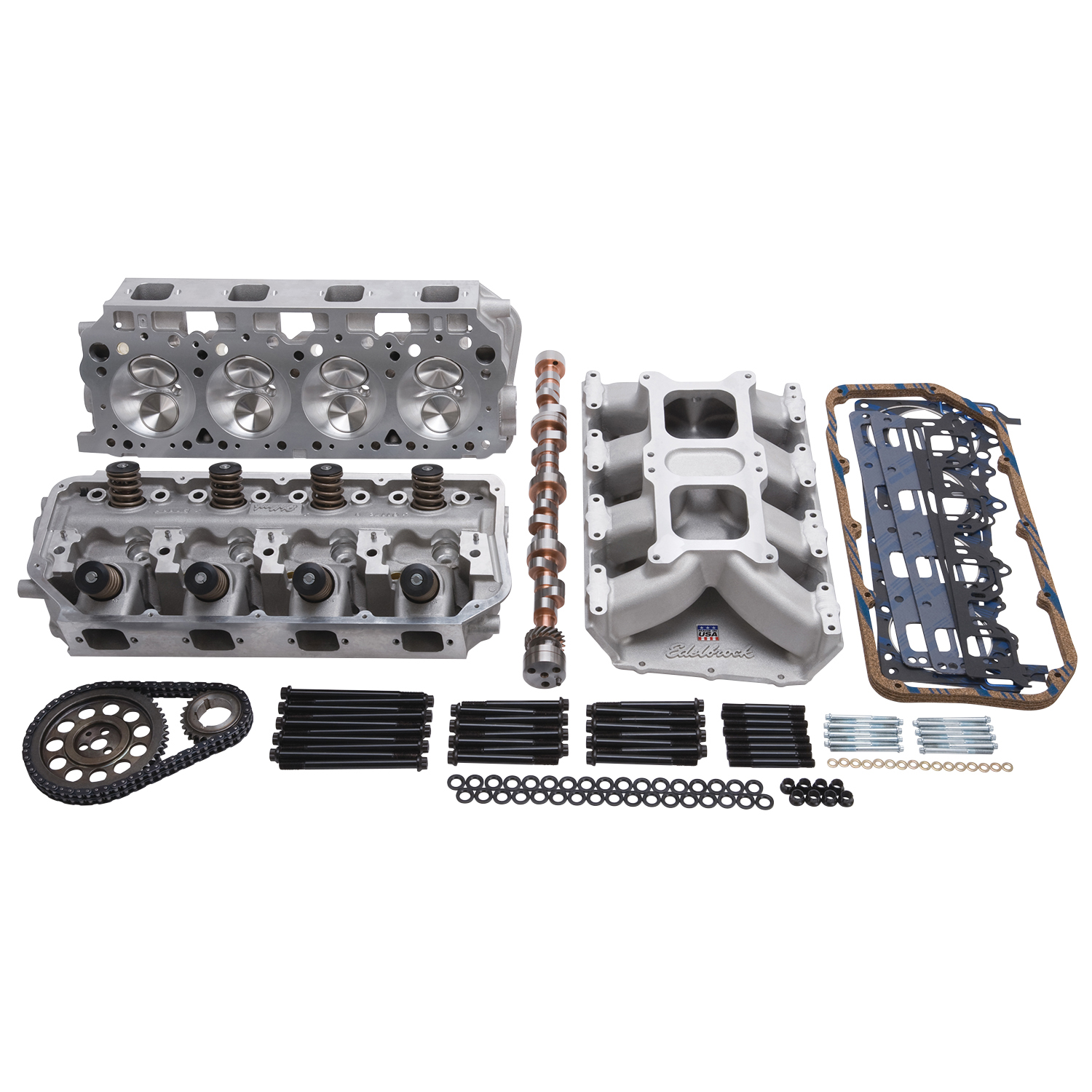 Edelbrock 2052 Performer RPM 705 HP Top End Kit For Gen II Chrysler 426-572 Hemi Engines