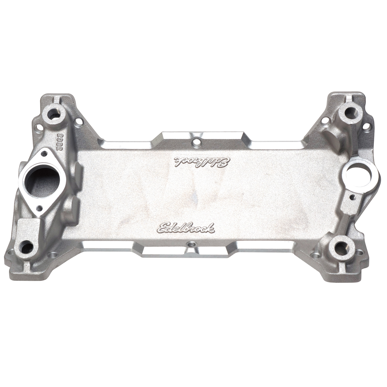 Edelbrock 2992 Victor 18-degree 2 Piece SBC Base Manifold
