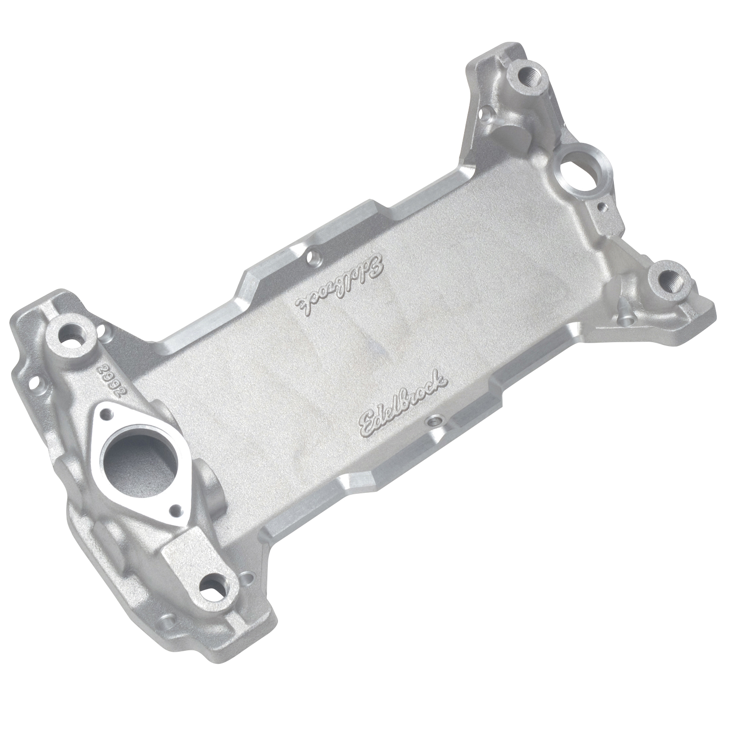 Edelbrock 2992 Victor 18-degree 2 Piece SBC Base Manifold