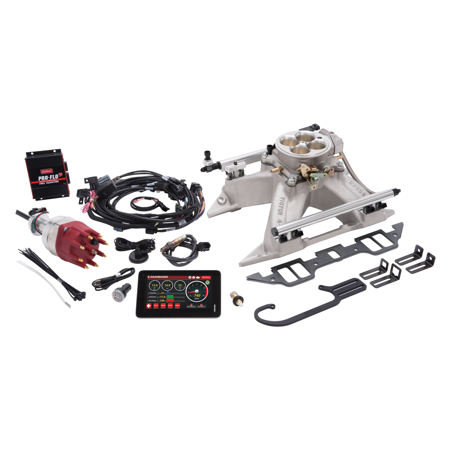 AutoMeter 3256 FITTING KIT, THERMOCOUPLE, 1/8NPT MALE W/ SET SCREW & BAND CLAMP, STEEL