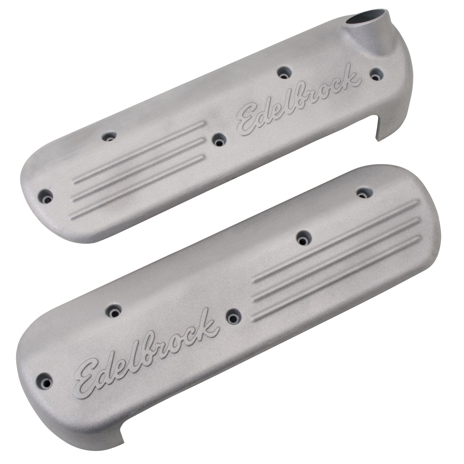 Edelbrock 4118 LS Series Coil Covers In Satin Finish (3-3/8\" Overall Height)