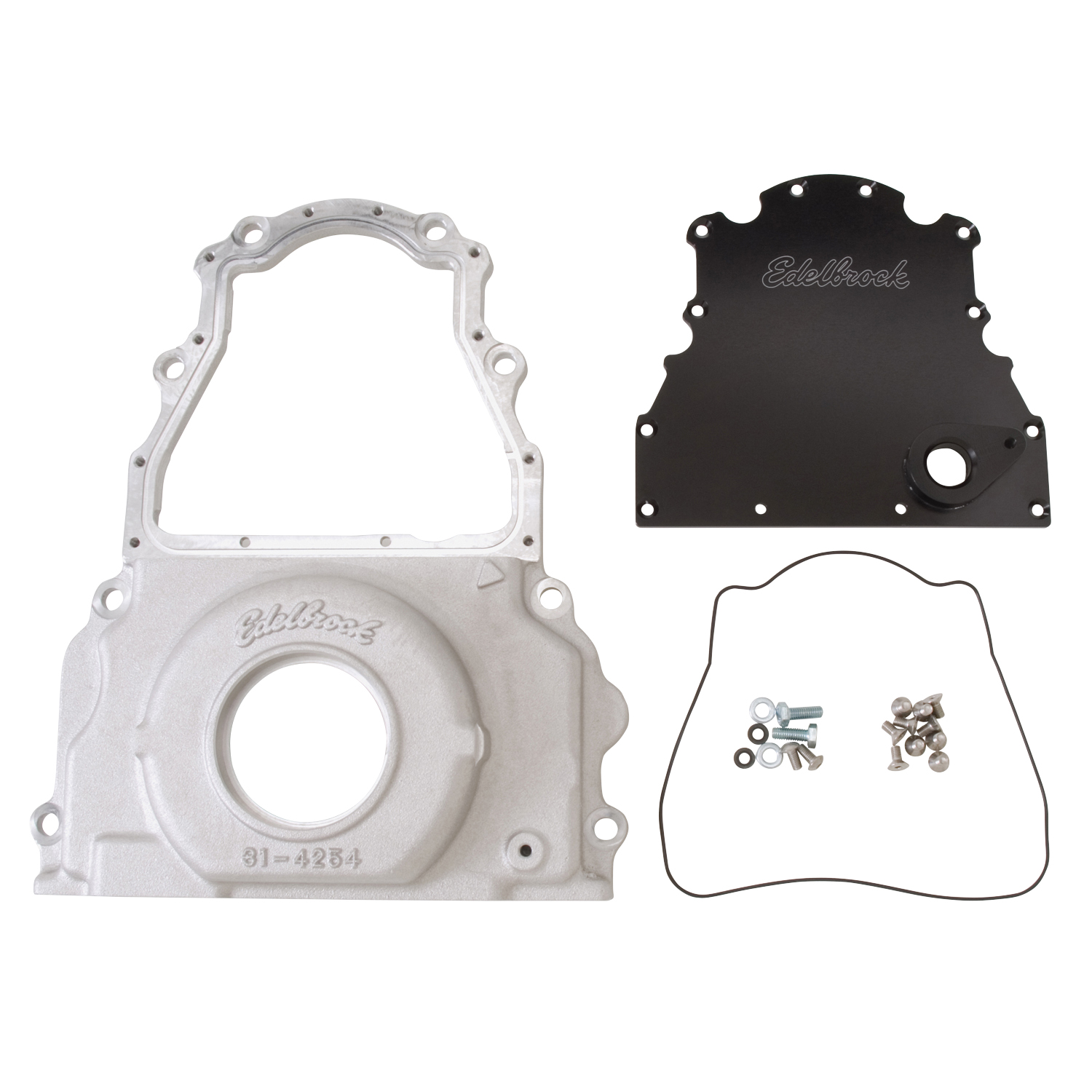 Edelbrock 4255 Timing Cover 2004-07 GM LS2 Two Piece